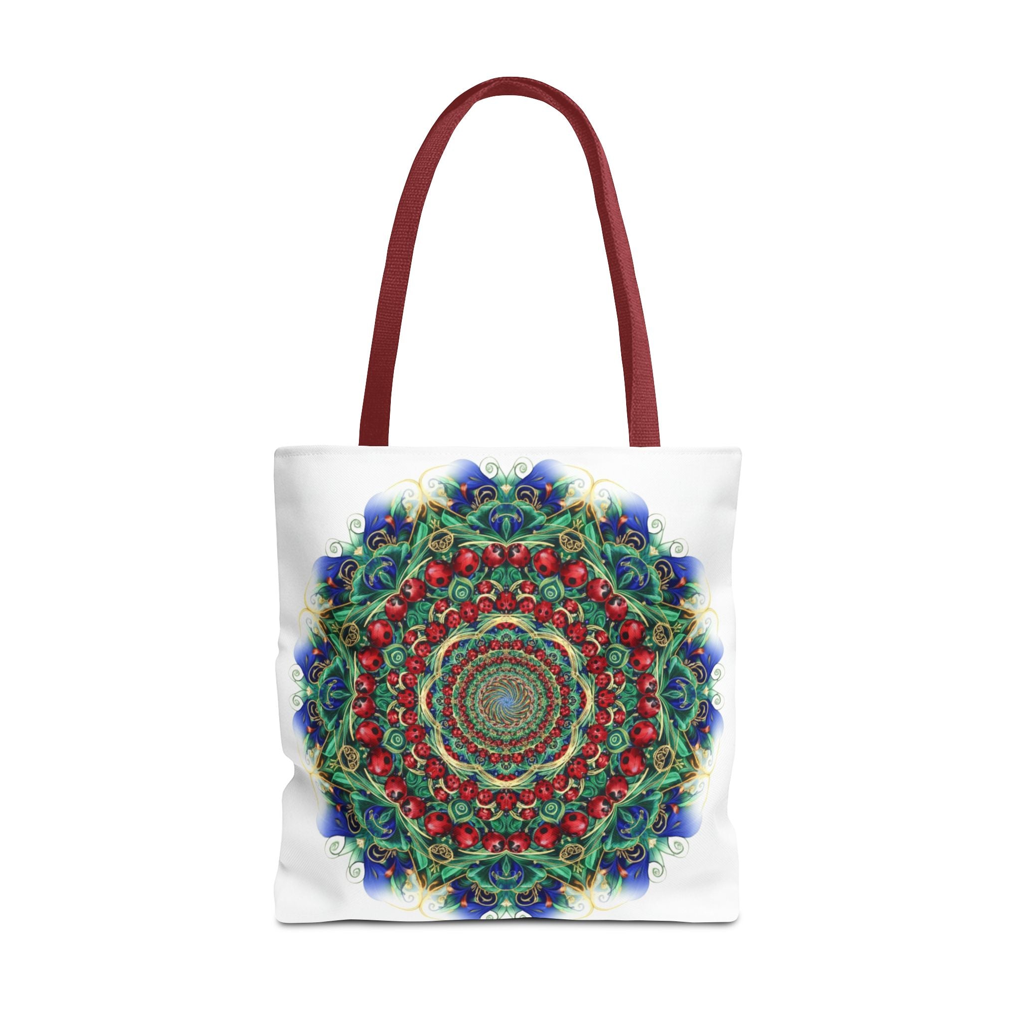 Bohemian Kaleidoscope Tote Bag — Colorful Mandala AOP Beach & Market Tote