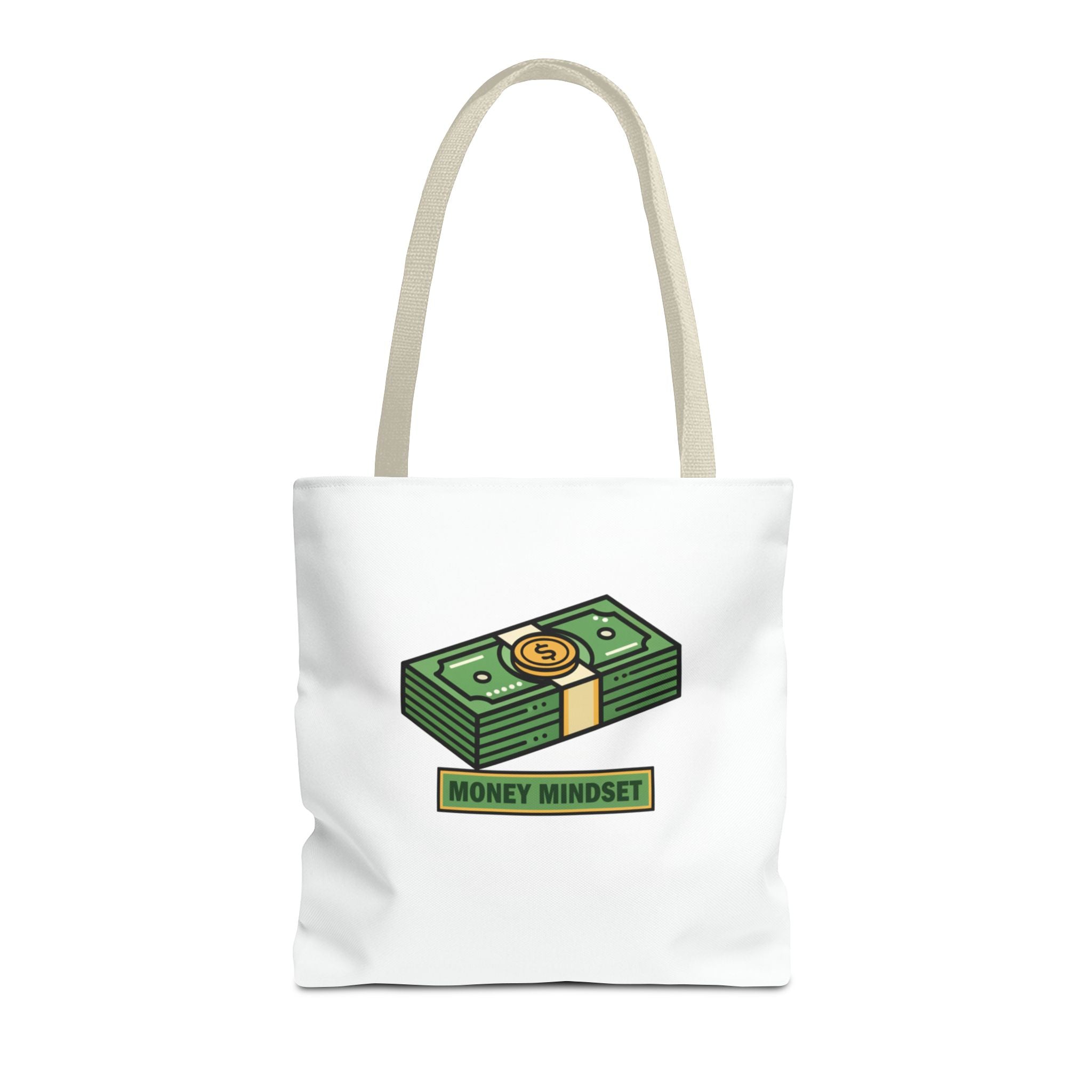 Money Mindset Tote Bag — Cash Stack Graphic Eco Shopper