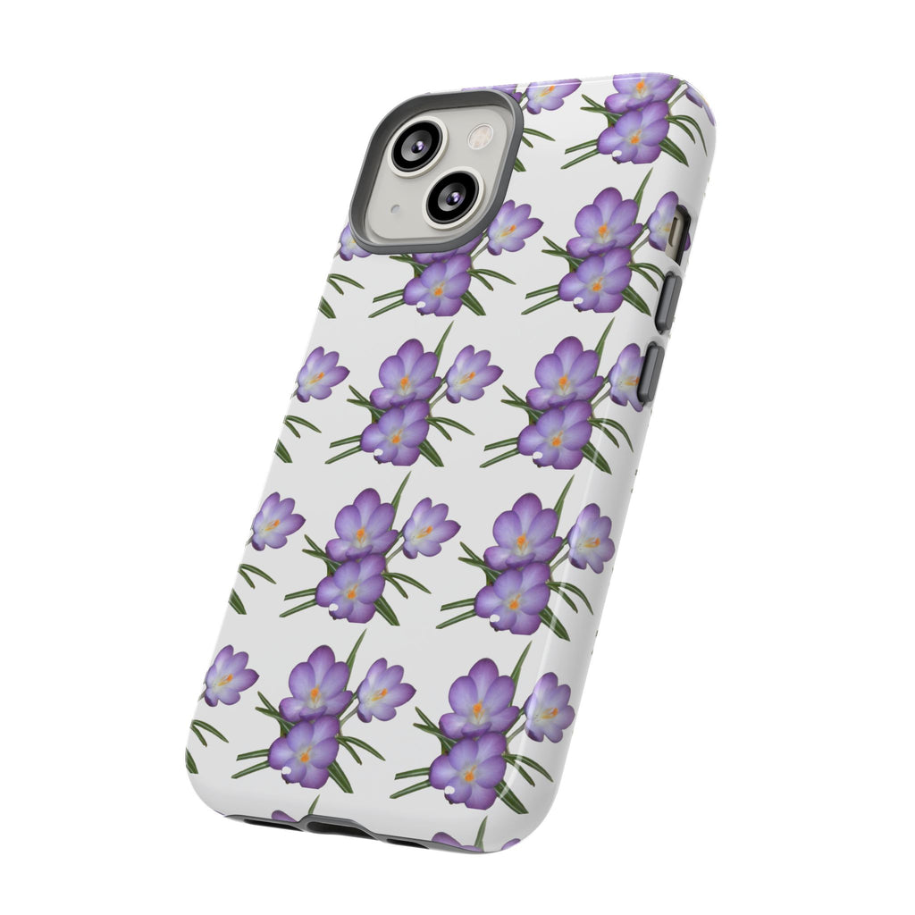 Tough Case — Purple Floral Phone Case