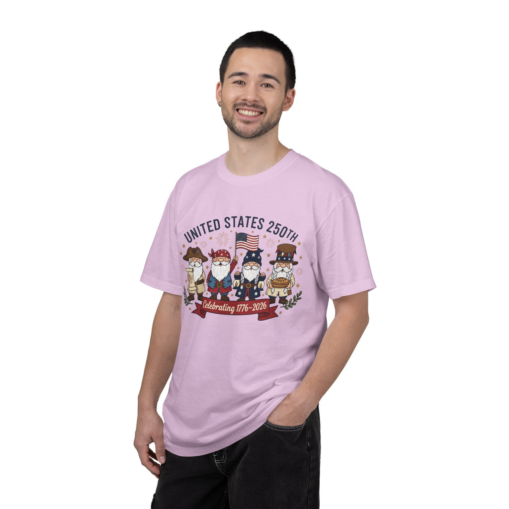 United States 250th Celebration T-shirt | Colonial Characters, 1776–2026