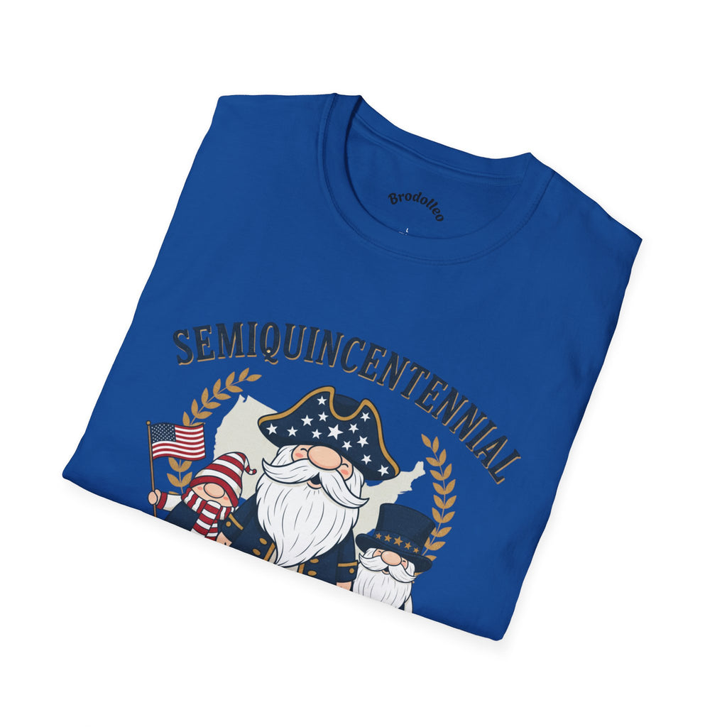 Semiquincentennial 250th USA Gnome T-Shirt — Patriotic Independence Day Tee