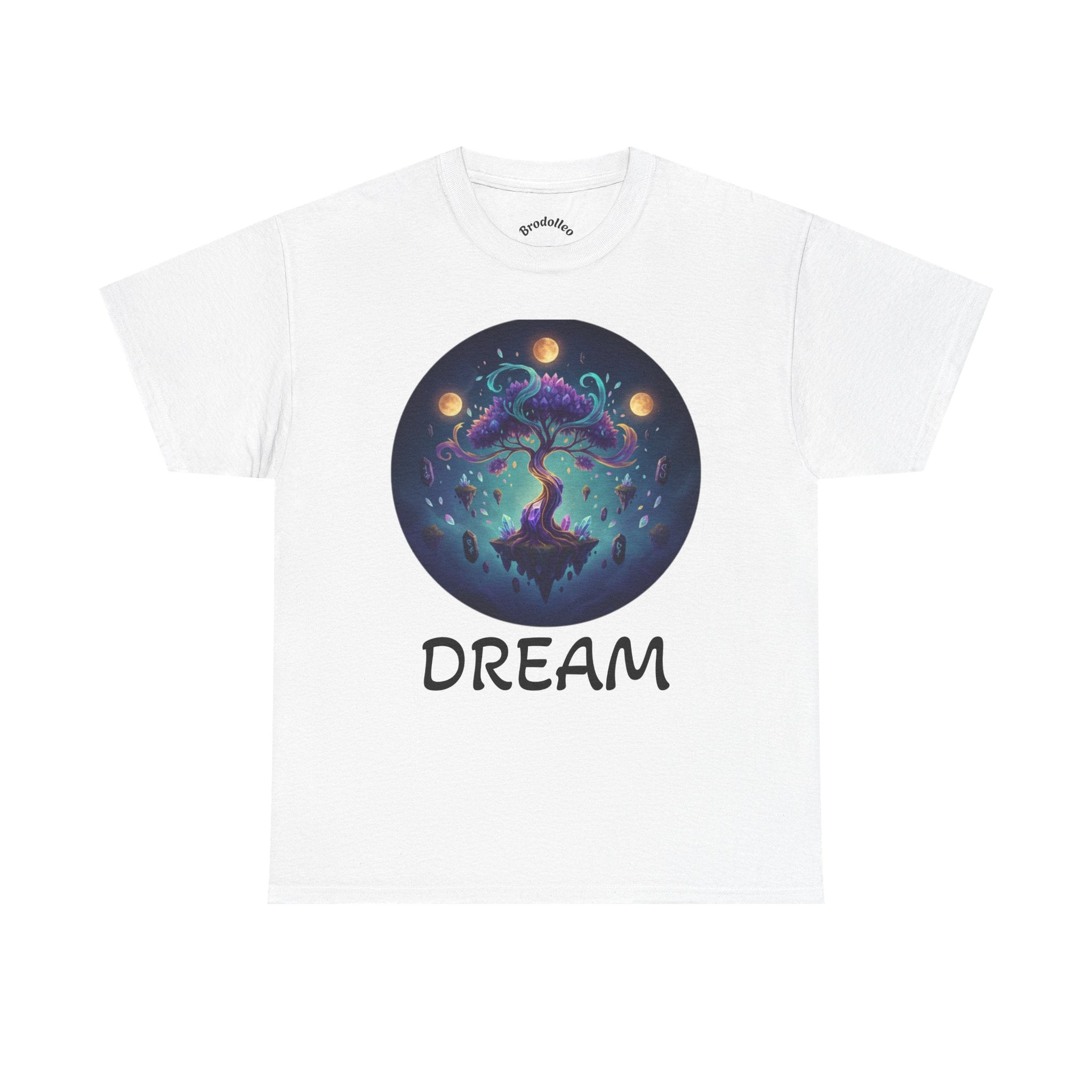 Mystic Floating Tree T-Shirt — Cosmic Fantasy Nature Tee