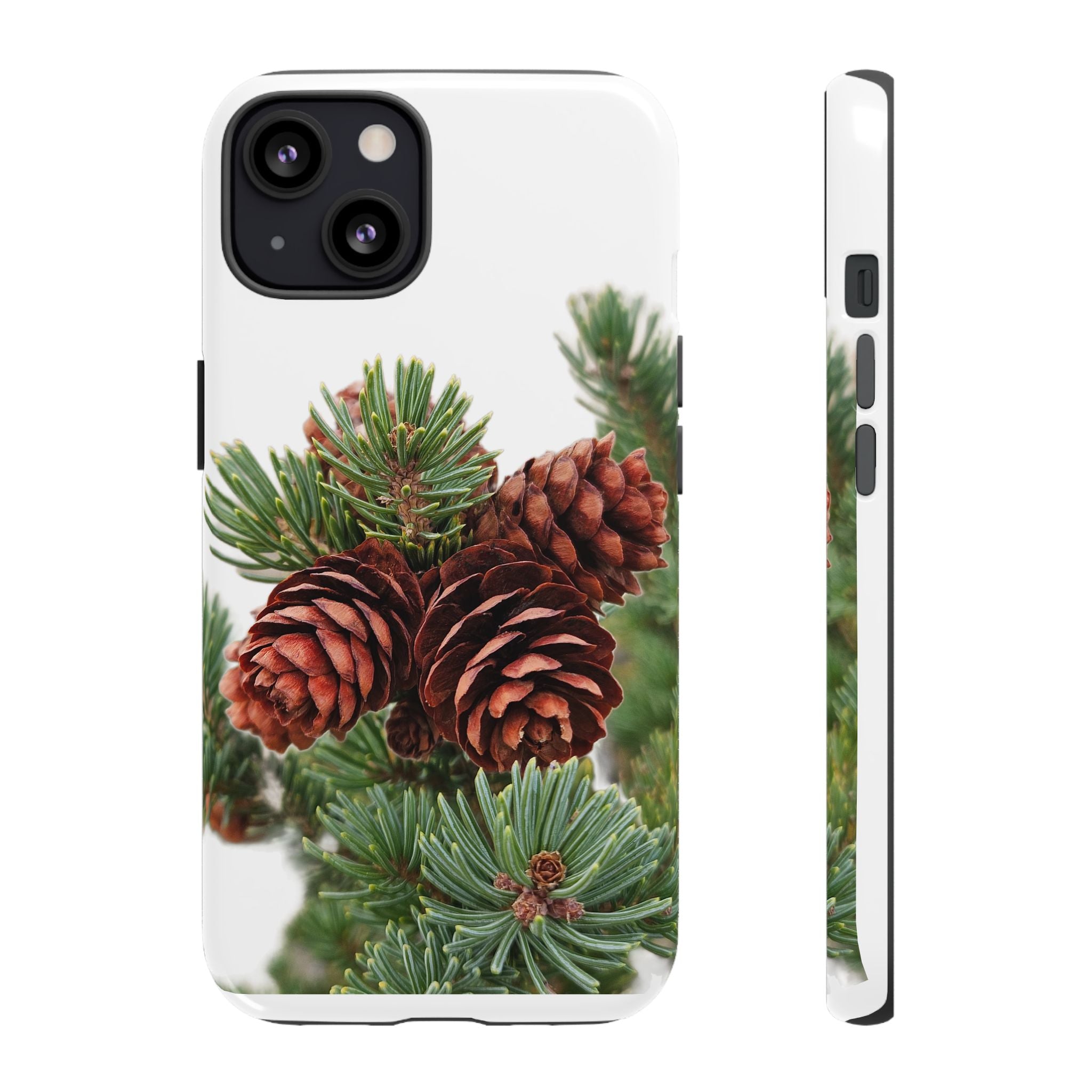 Pinecone Tough Phone Case — Protective Botanical Phone Cover