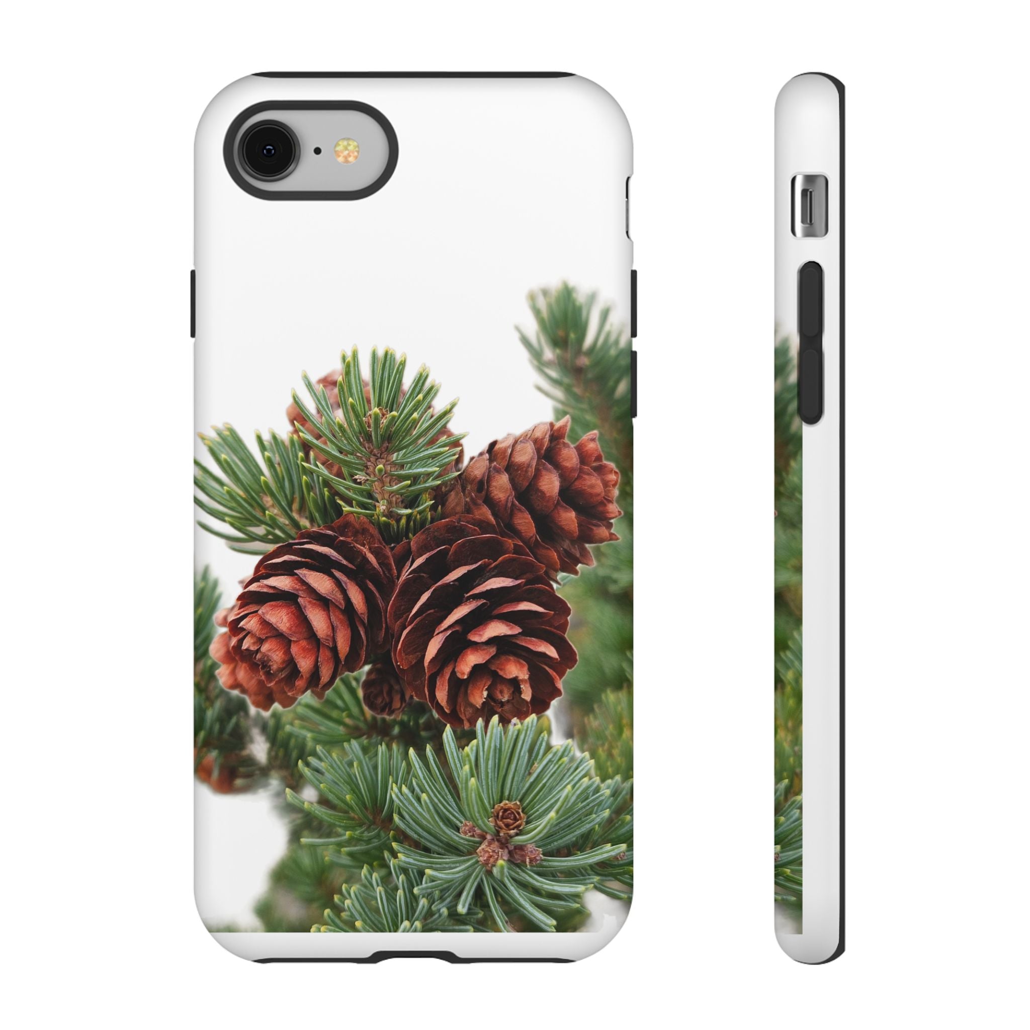 Pinecone Tough Phone Case — Protective Botanical Phone Cover