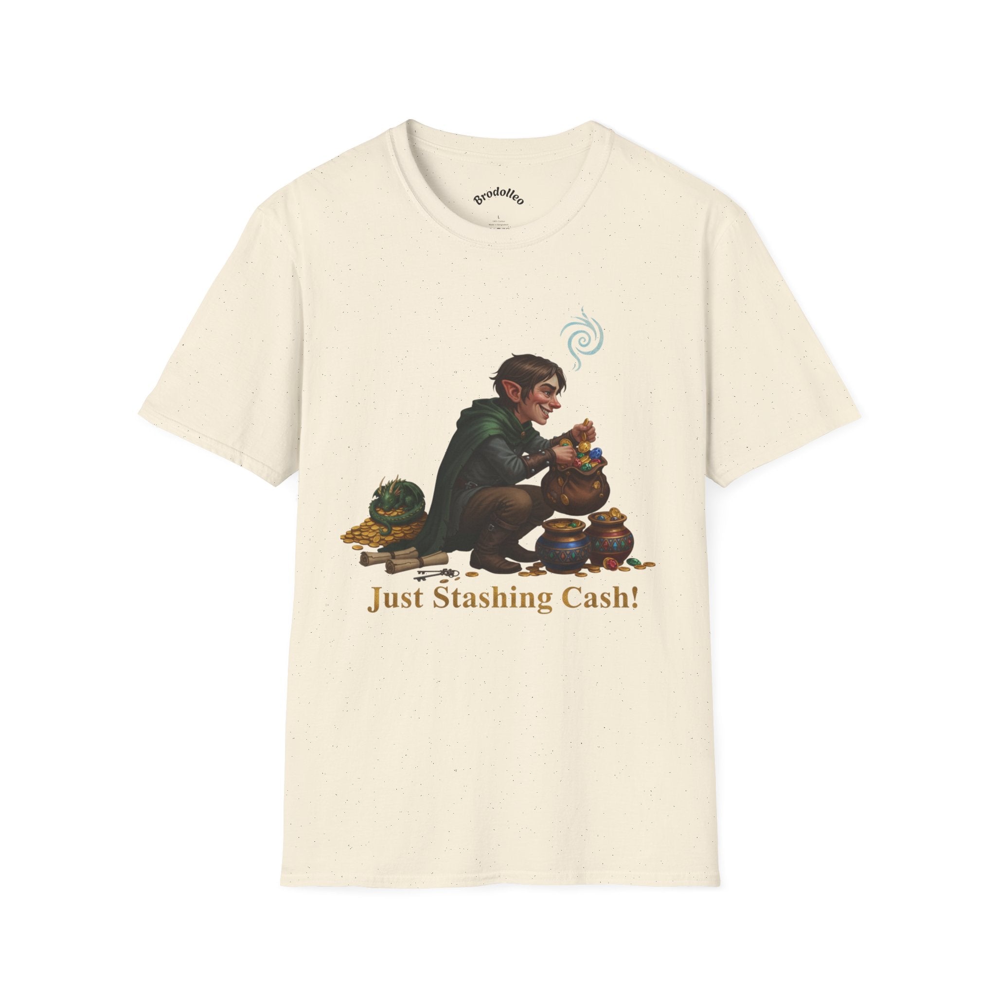 Money Stash T-Shirt — "Just Stashing Cash!" Fantasy Comfort Tee