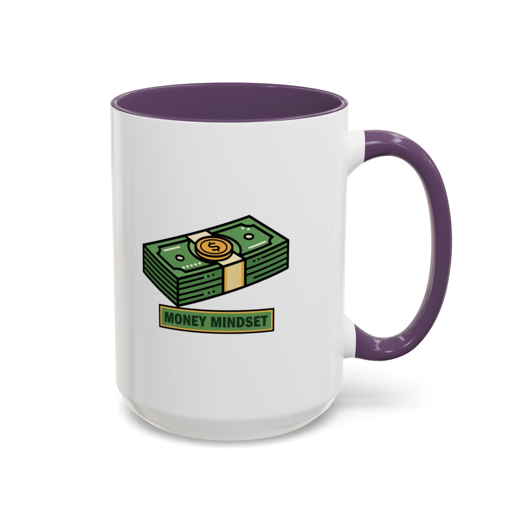 Money Mindset Coffee Mug — Stack of Cash Accent Mug (11/15oz)