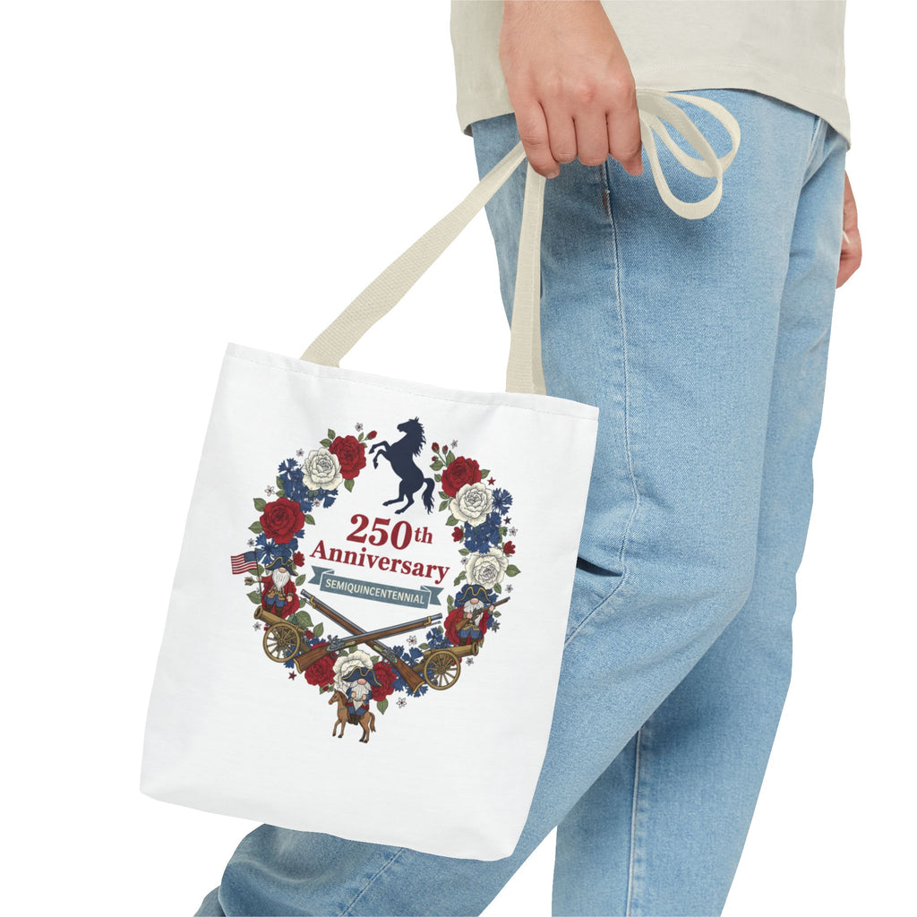 250th Anniversary Floral Wreath Tote
