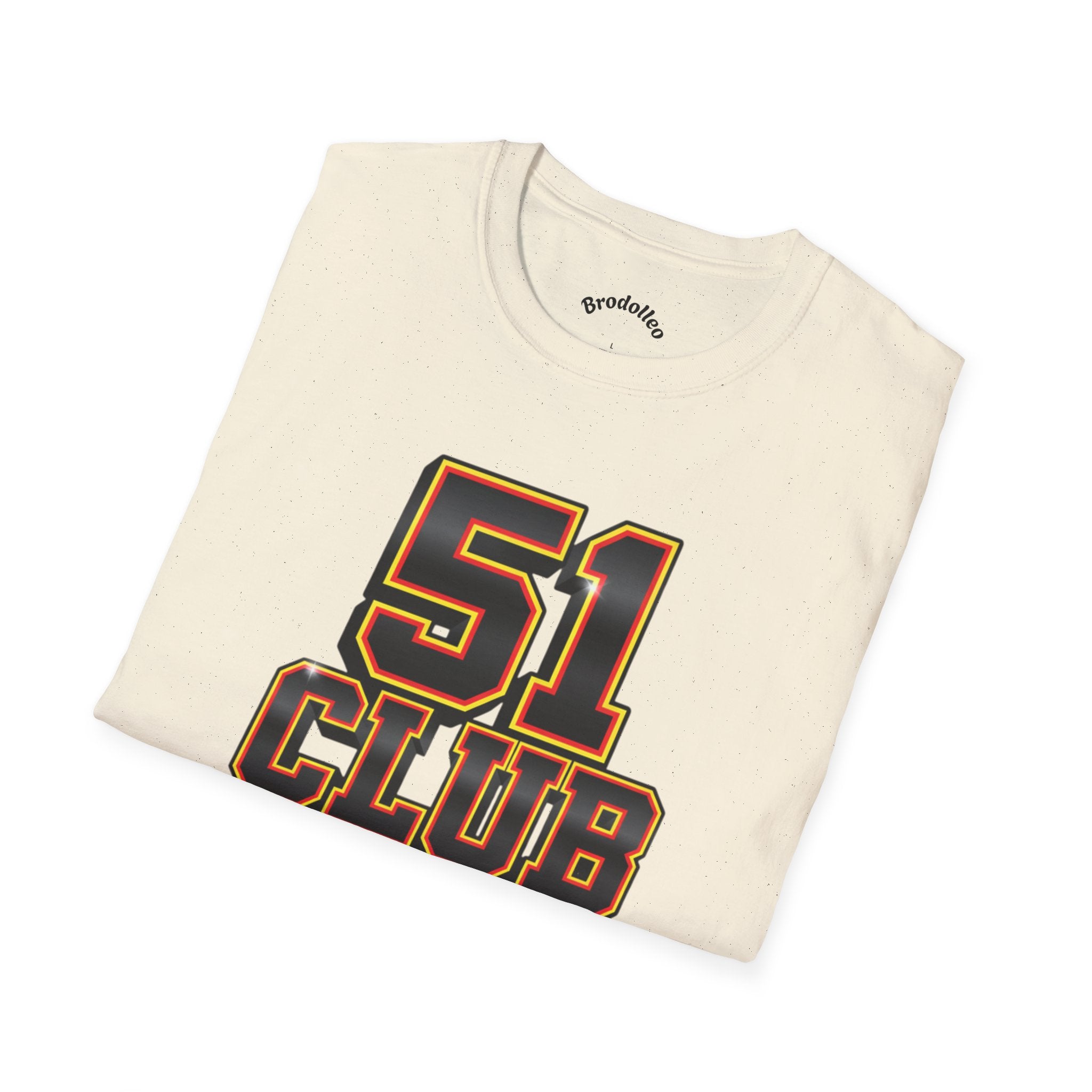 51 Club T‑Shirt — Vintage Collegiate Number Graphic Tee