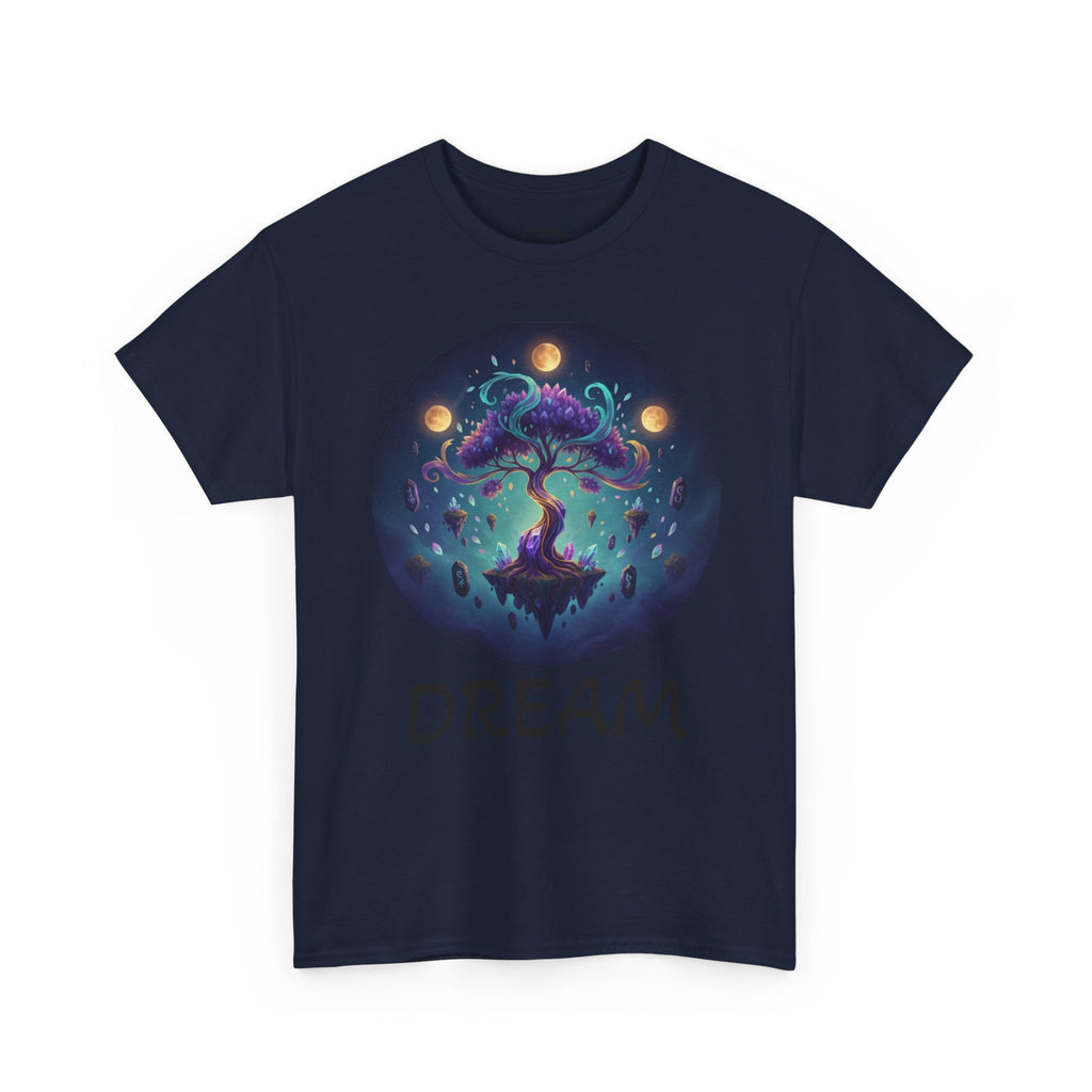 Mystic Floating Tree T-Shirt — Cosmic Fantasy Nature Tee