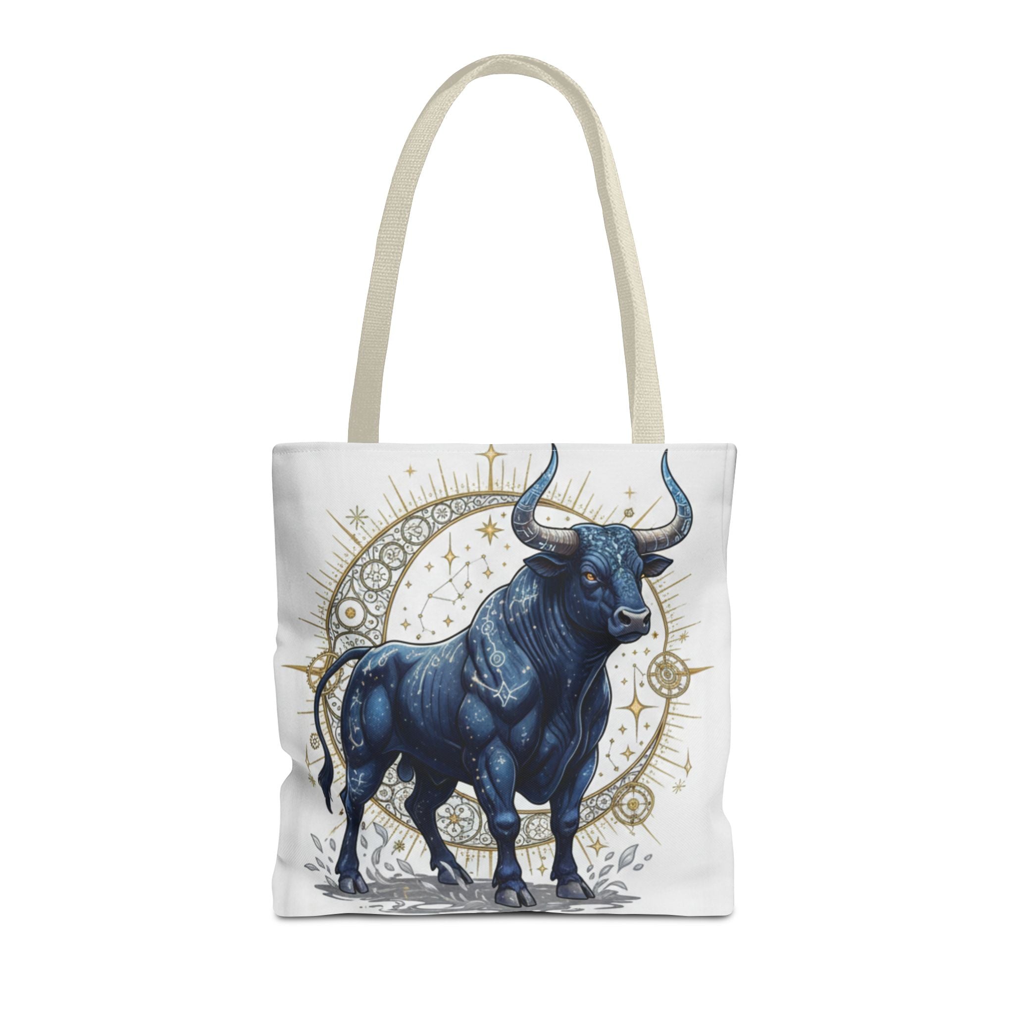 Taurus Zodiac Tote Bag — Blue Bull Astrology Market Tote
