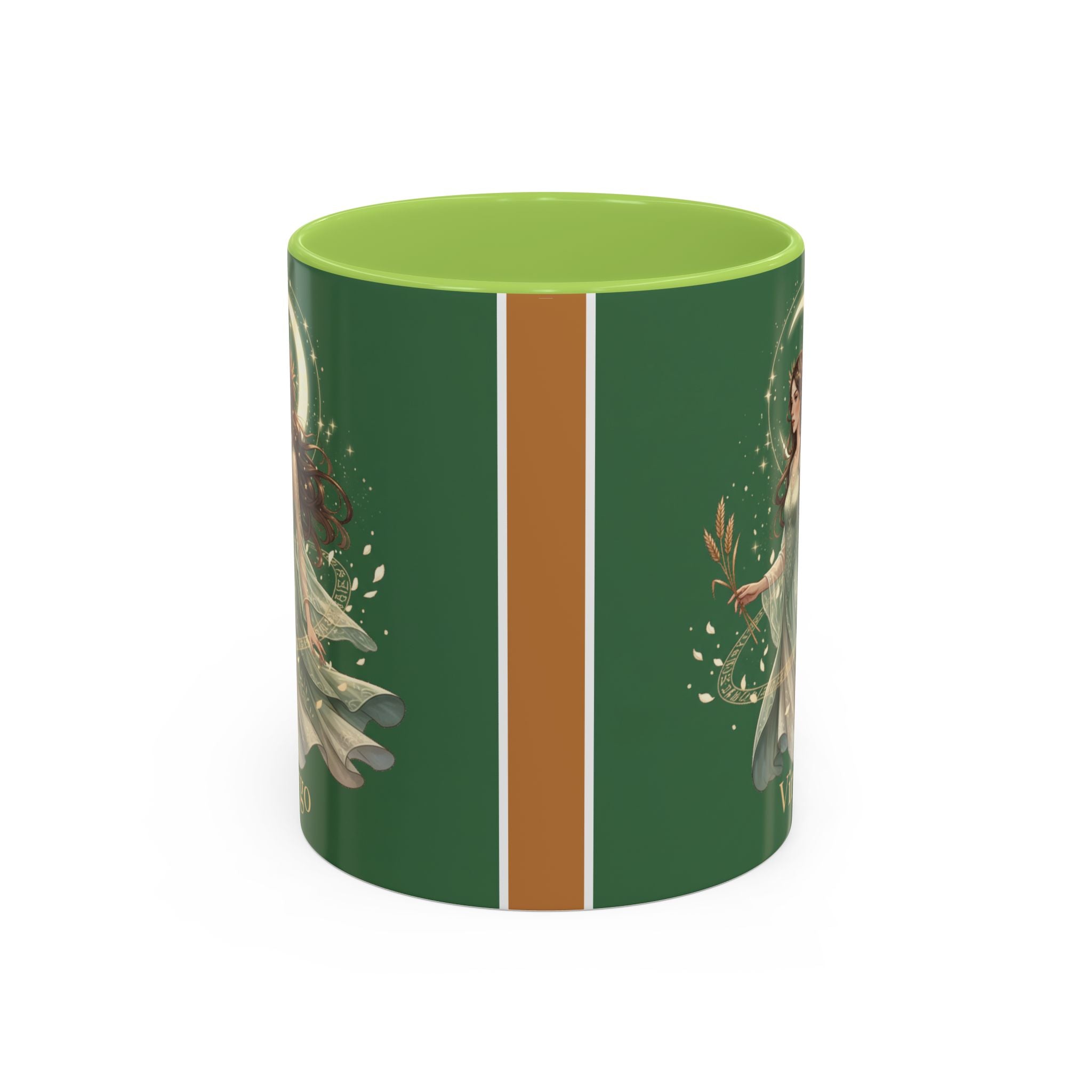 Virgo Zodiac Accent Coffee Mug — Astrological Virgo Gift (11/15oz)