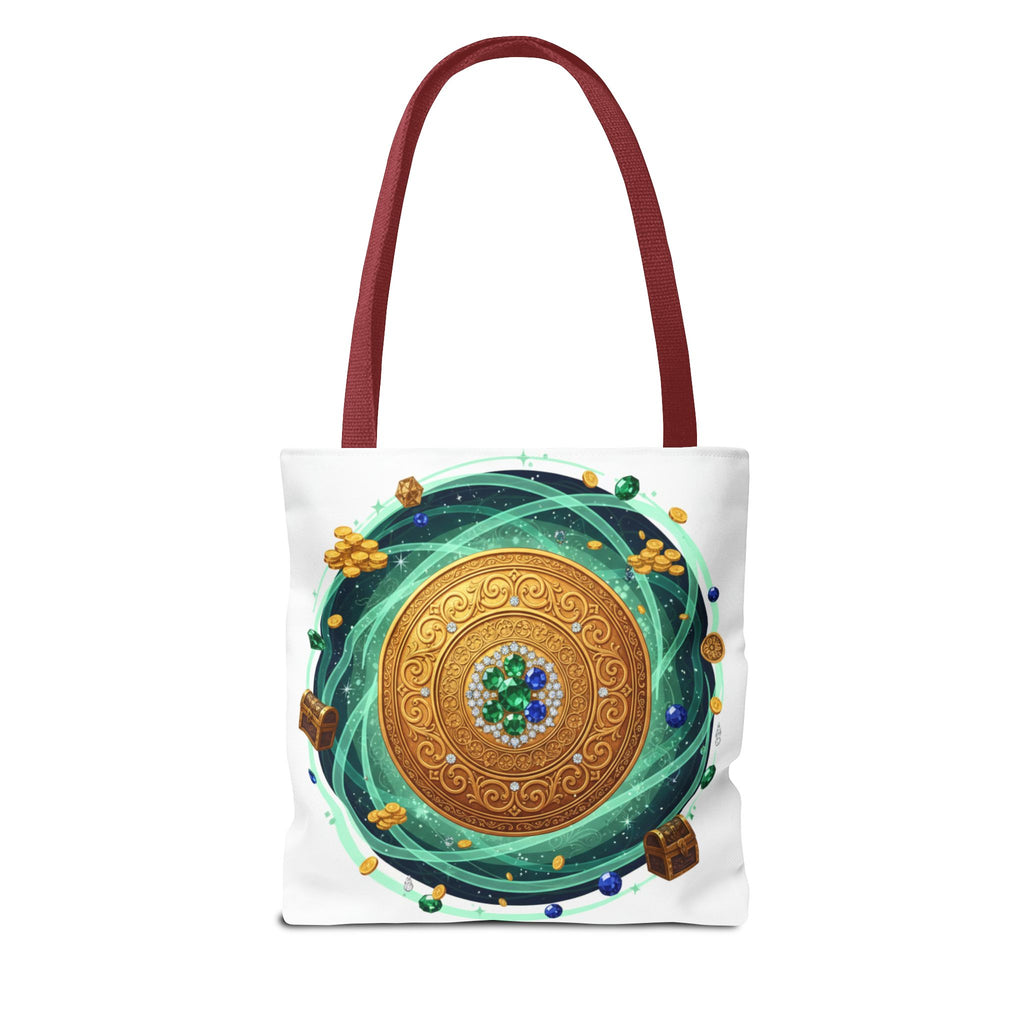 Tote Bag — Celtic Gold Shield Mandala Print Tote