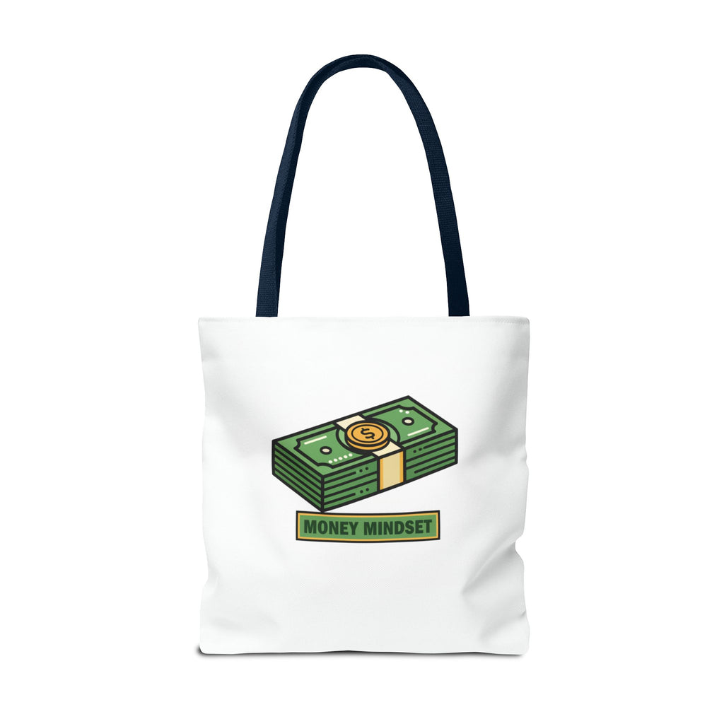 Money Mindset Tote Bag — Cash Stack Graphic Eco Shopper