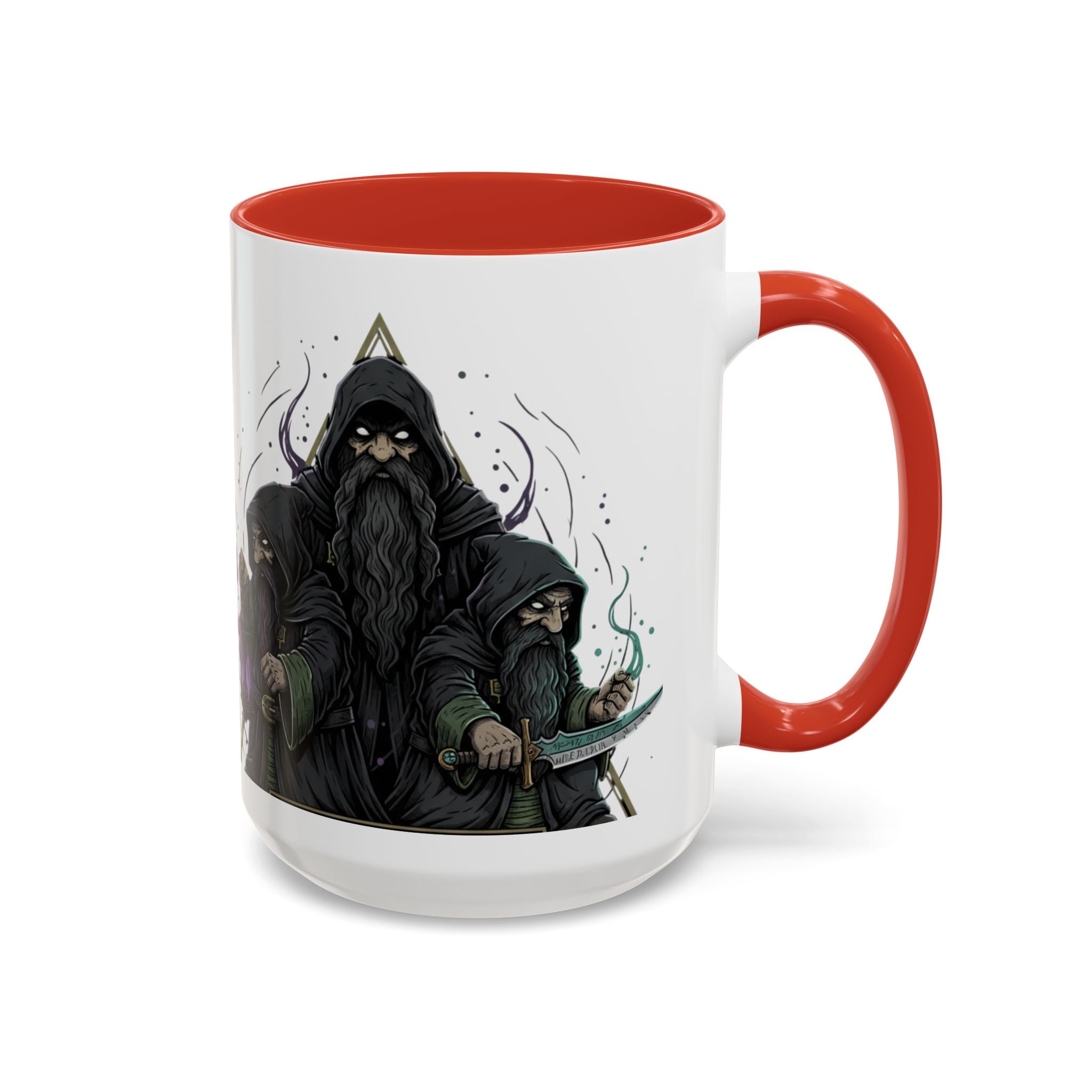 Grim Sorcerer Accent Coffee Mug – Witchy Wizard Magic 11/15oz