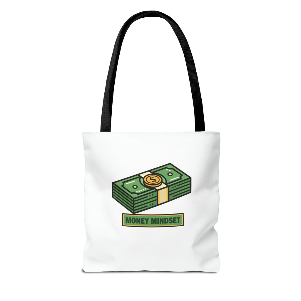 Money Mindset Tote Bag — Cash Stack Graphic Eco Shopper