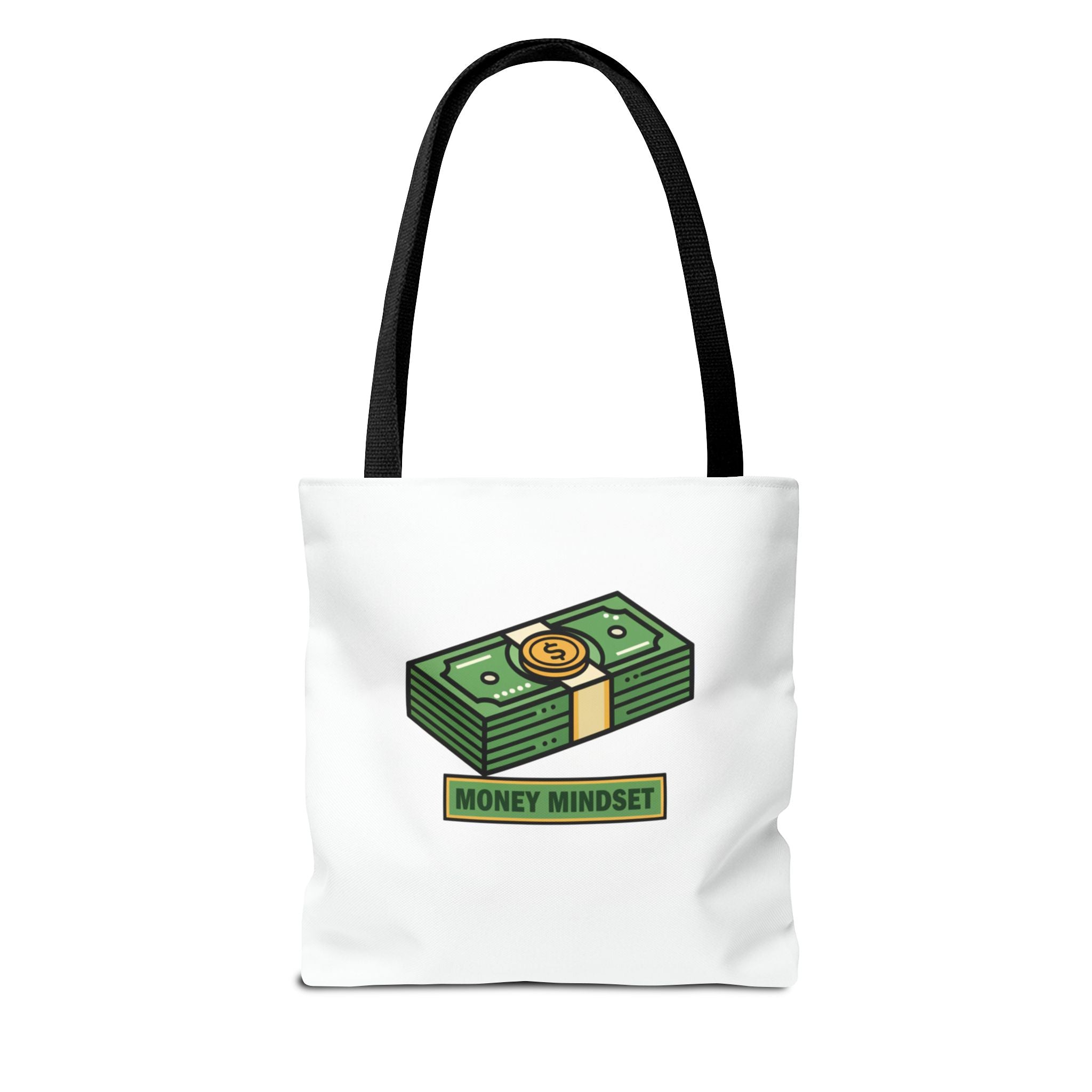 Money Mindset Tote Bag — Cash Stack Graphic Eco Shopper