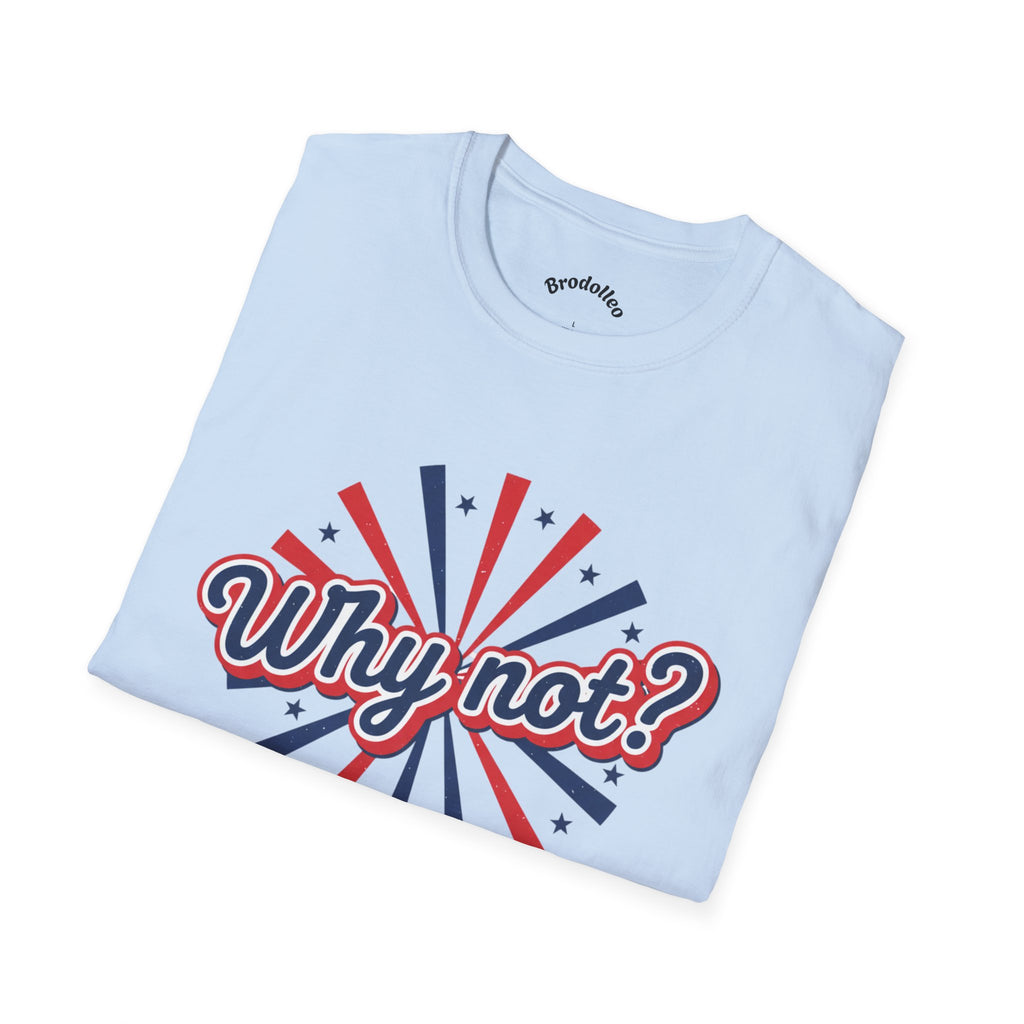 Why Not? Retro Firework Graphic T-Shirt