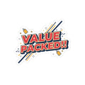 Value Packed!! Sticker — Retro Pop Vinyl Laptop Decal