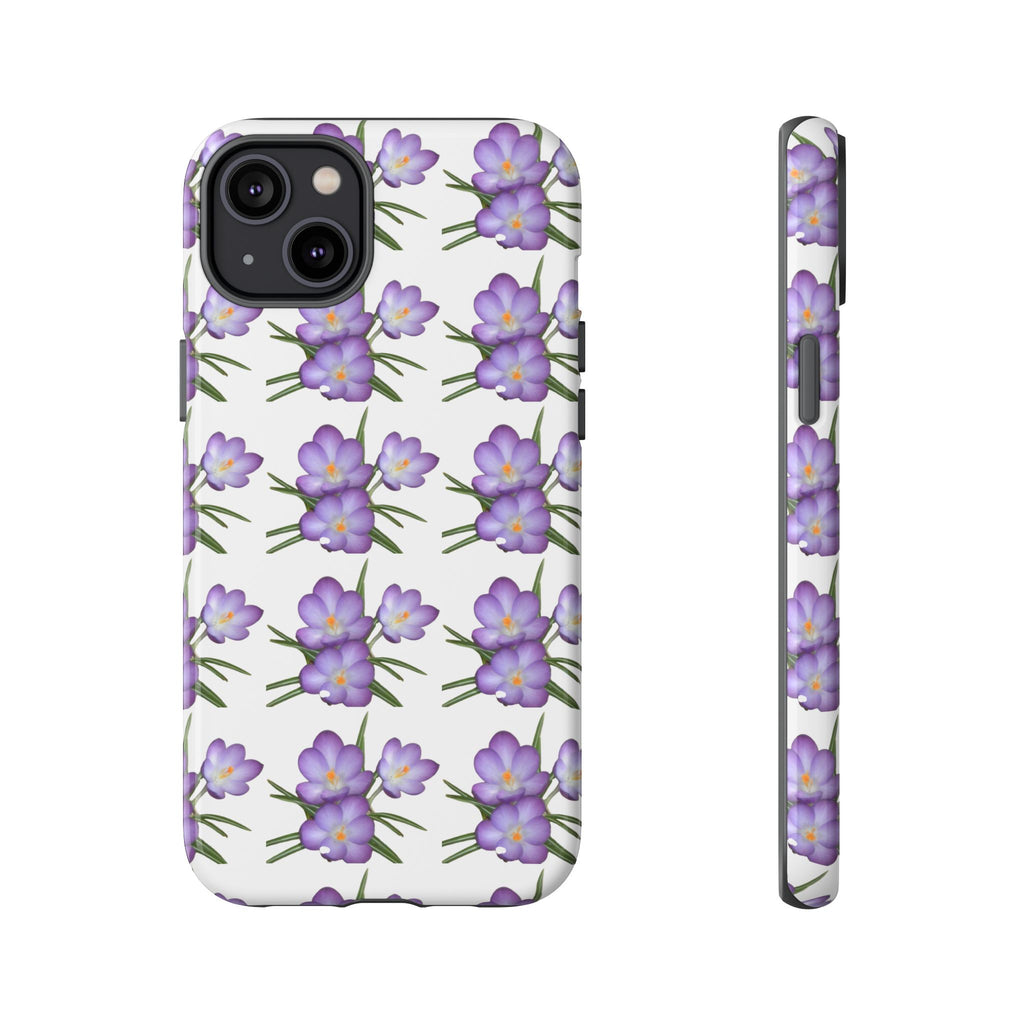 Tough Case — Purple Floral Phone Case