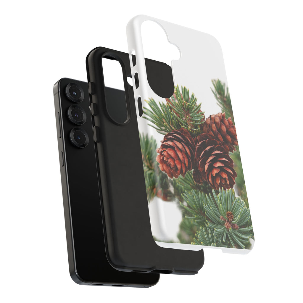Pinecone Tough Phone Case — Protective Botanical Phone Cover