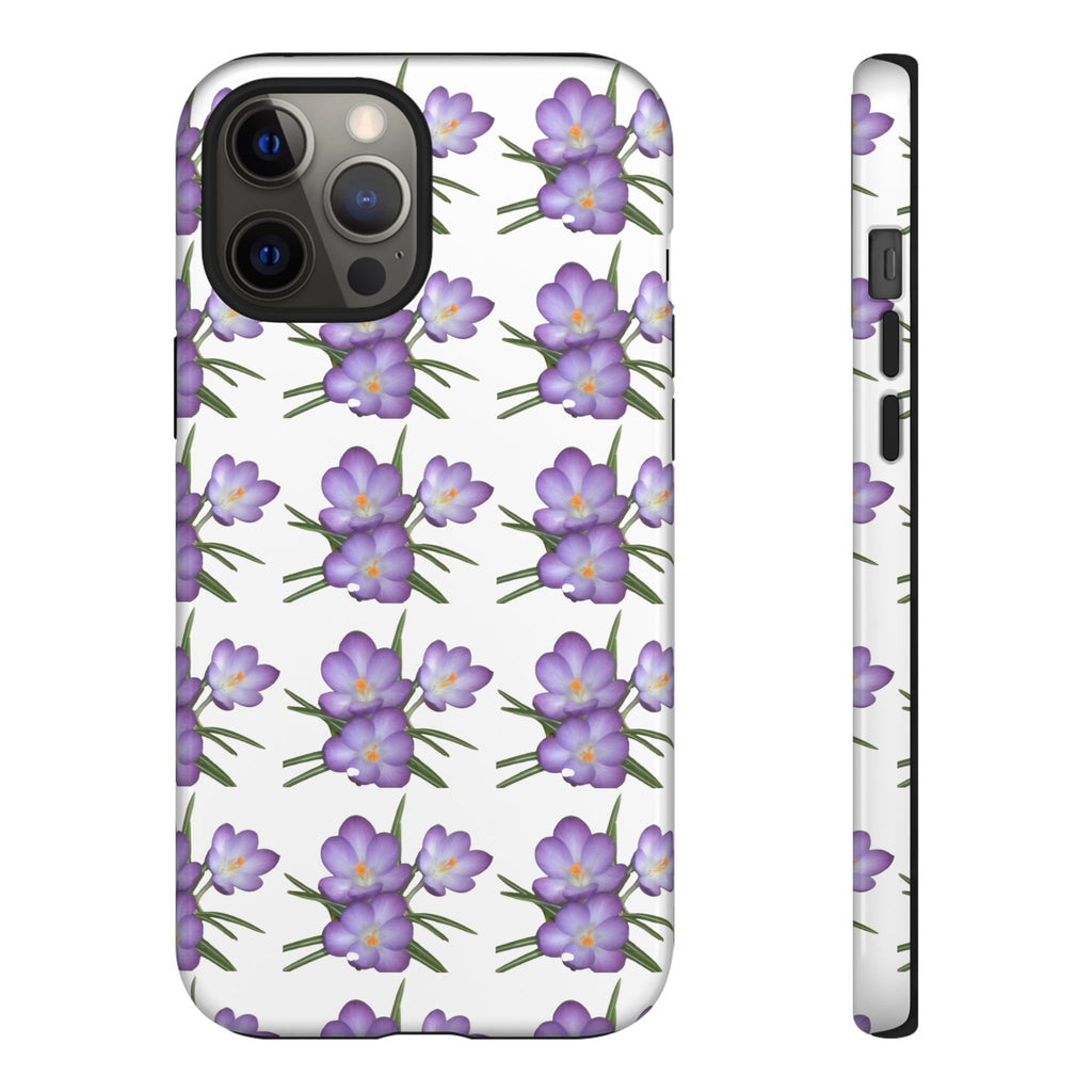 Tough Case — Purple Floral Phone Case