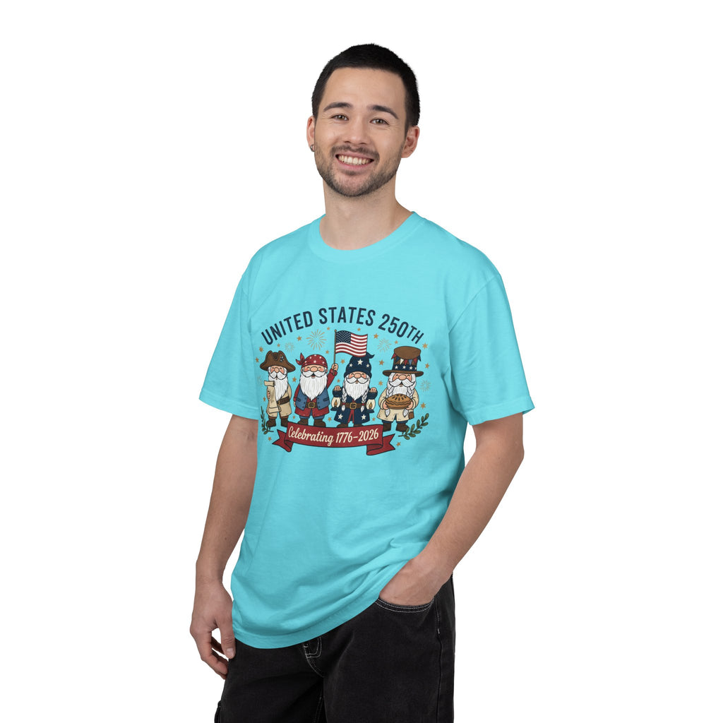 United States 250th Celebration T-shirt | Colonial Characters, 1776–2026