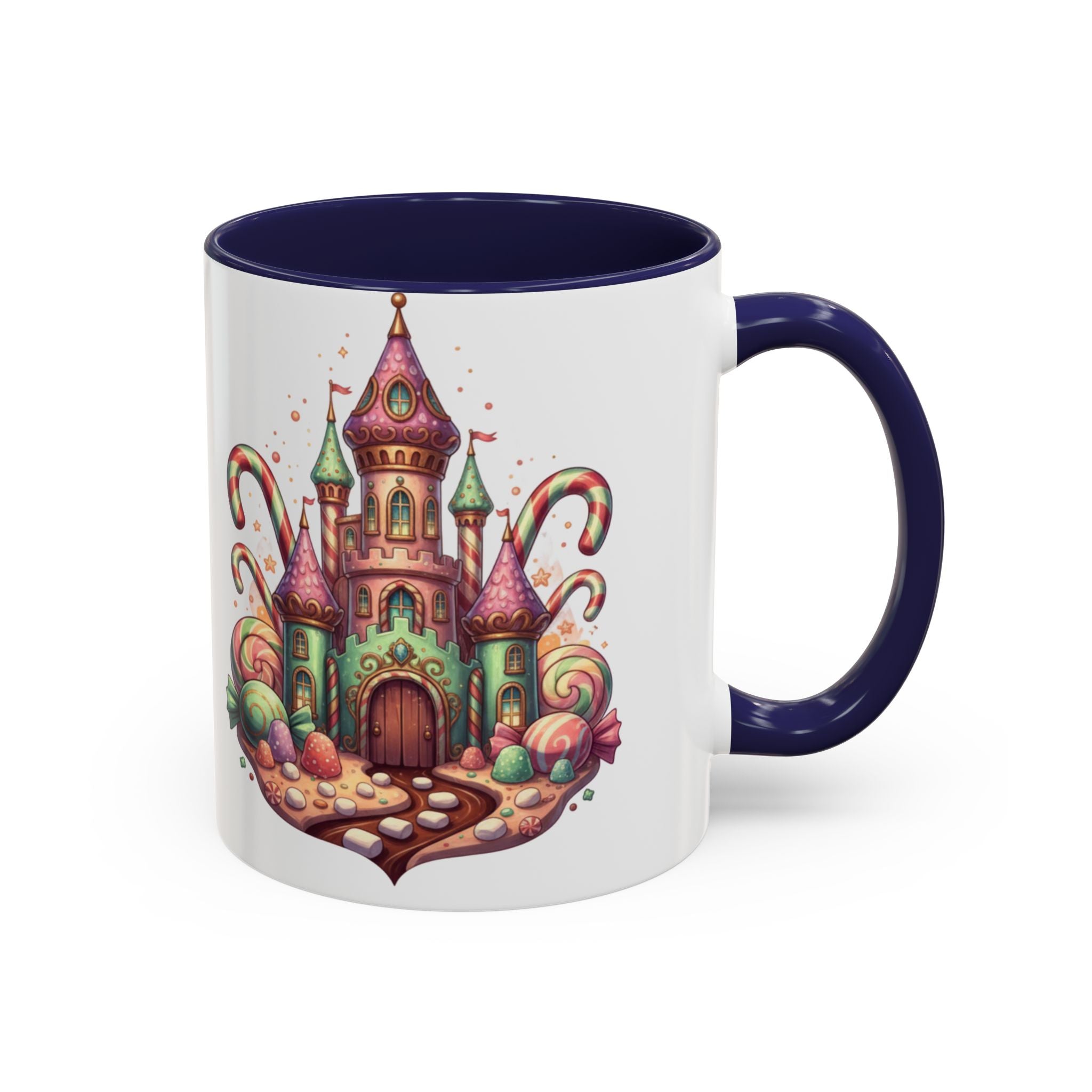 Candy Castle Coffee Mug — Whimsical Sweet Shoppe Accent Mug (11/15 oz)