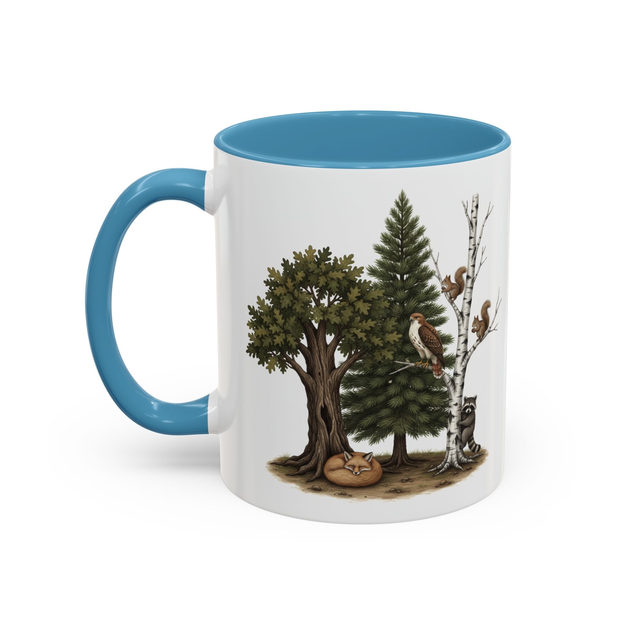 Get Outside! Nature Coffee Mug — Woodland Animals Accent Mug