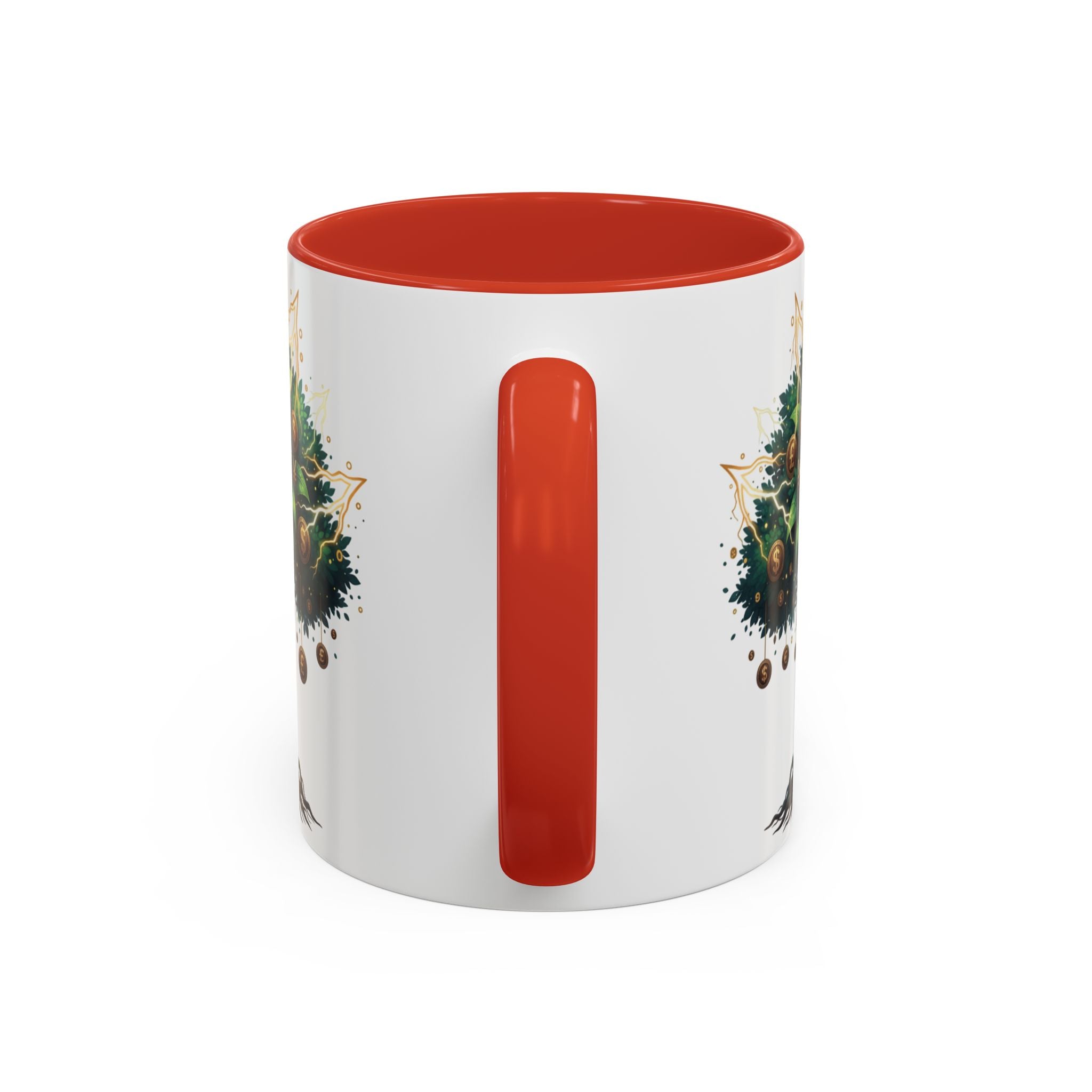 Accent Mug — Money Flows to Me Tree of Abundance Coffee Cup (11/15oz)