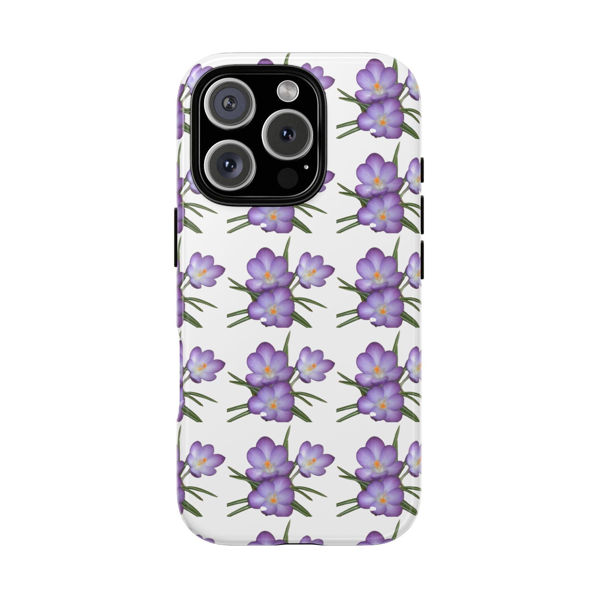 Tough Case — Purple Floral Phone Case