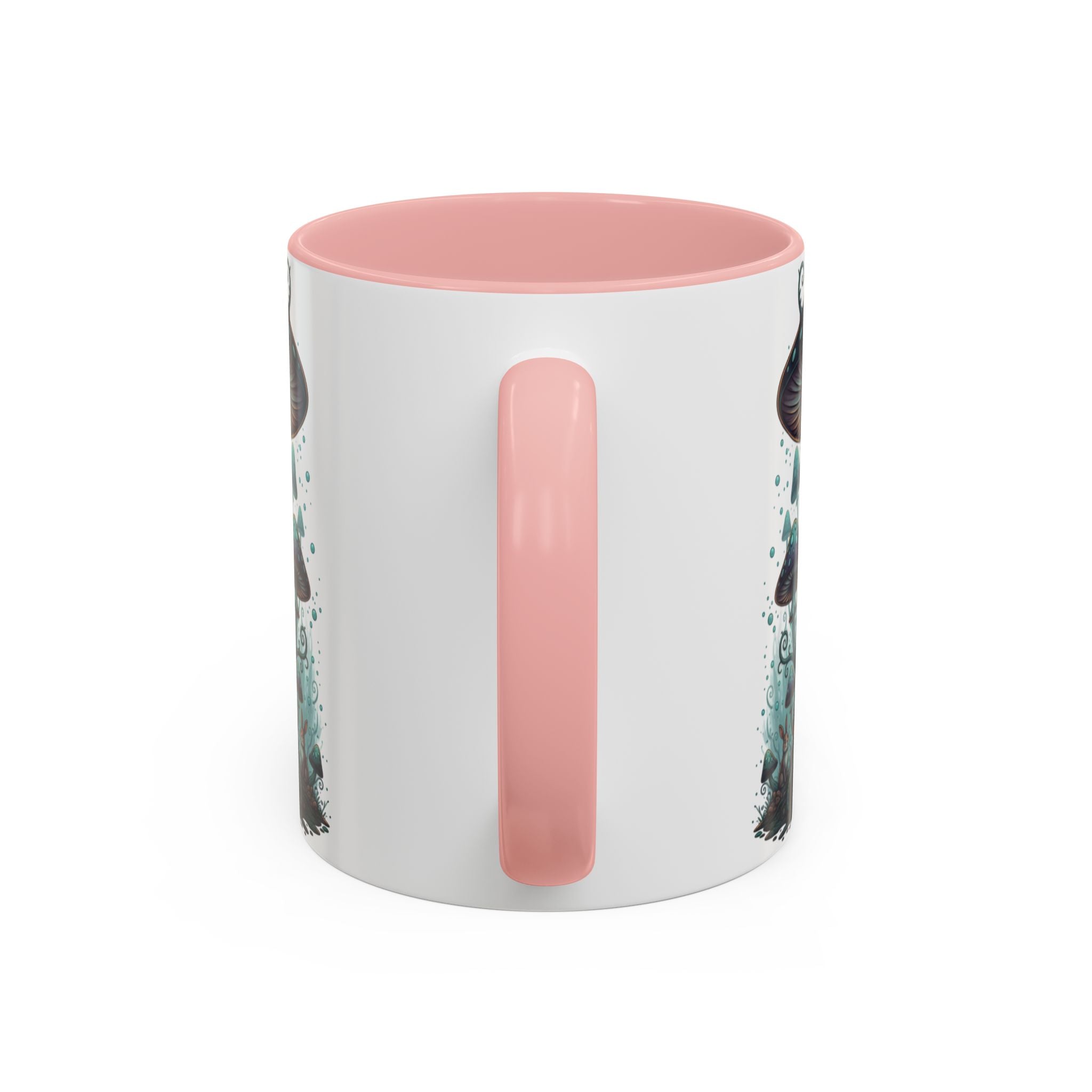 Enchanted Mushroom Cottage Coffee Mug — Fantasy Forest Accent Mug