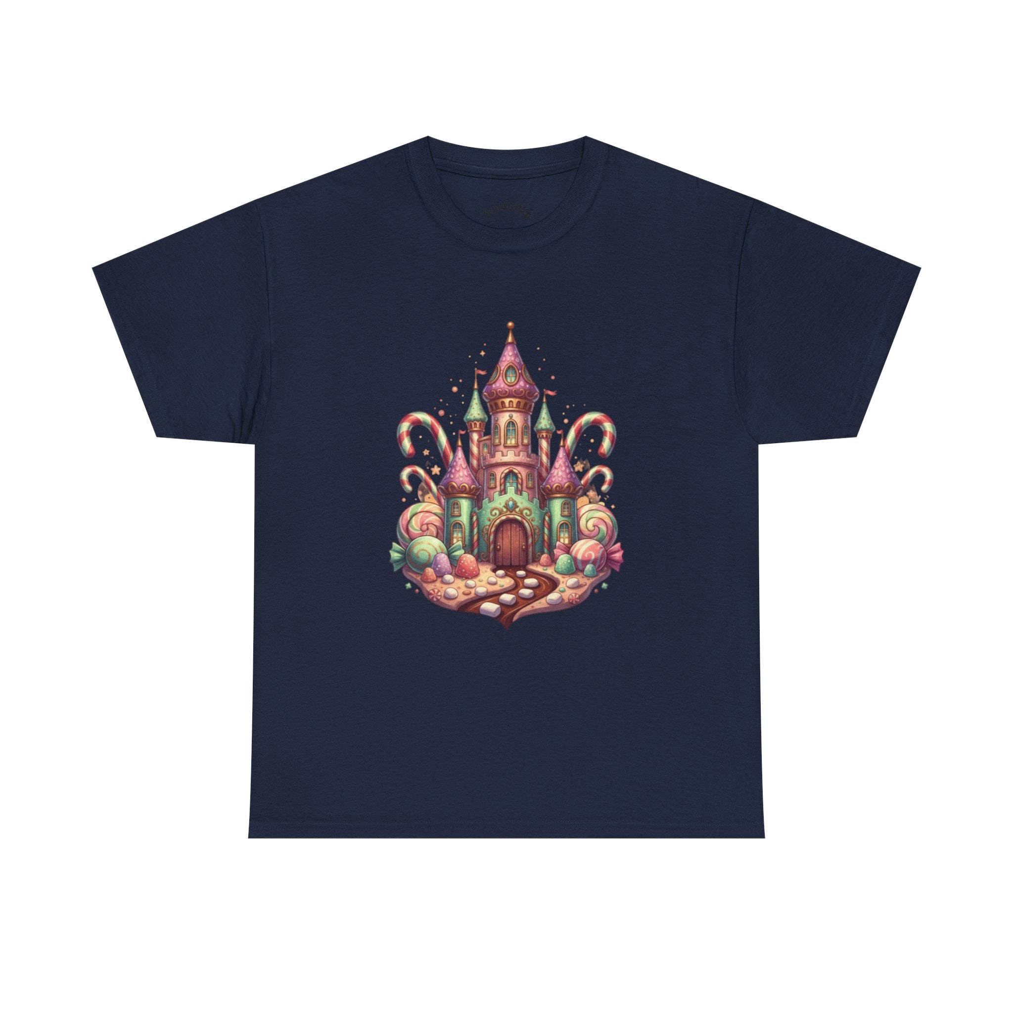 Candy Castle T-Shirt — Whimsical Fairy Tale Castle Tee