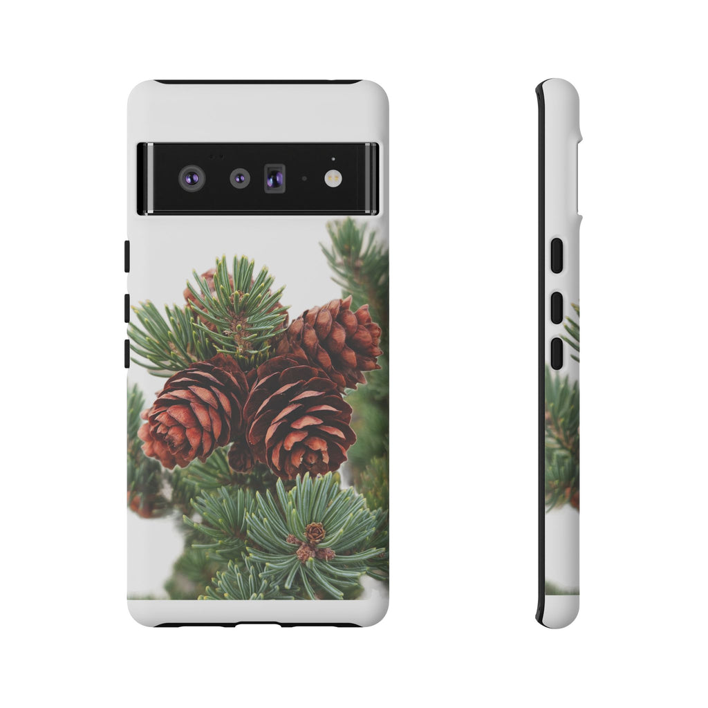 Pinecone Tough Phone Case — Protective Botanical Phone Cover