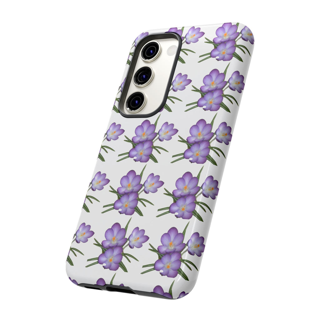 Tough Case — Purple Floral Phone Case