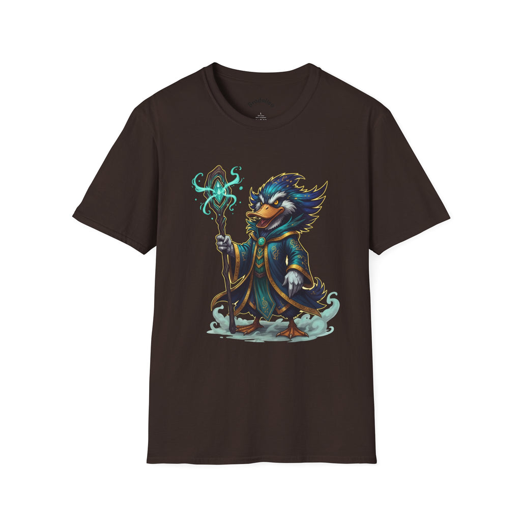 Mage Penguin Graphic T-Shirt — Cute Fantasy Wizard Penguin Tee