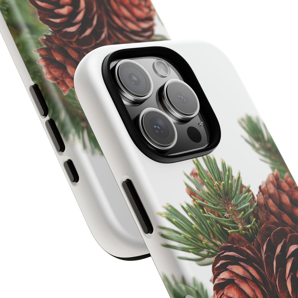 Pinecone Tough Phone Case — Protective Botanical Phone Cover