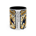 Money Mindset Coffee Mug — Motivational Superhero Design (11/15 oz)