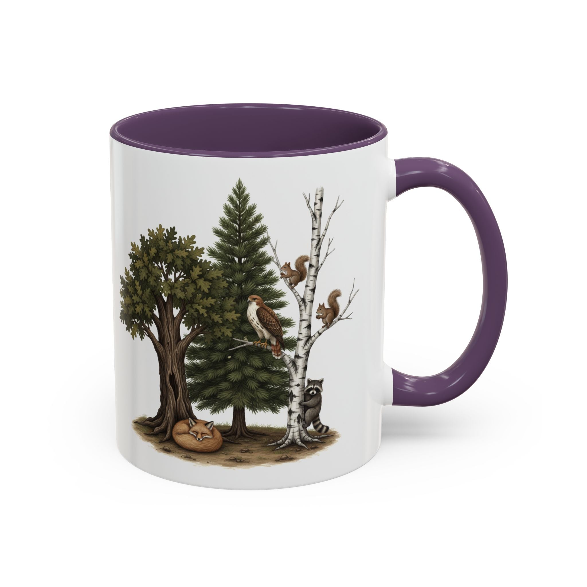 Get Outside! Nature Coffee Mug — Woodland Animals Accent Mug