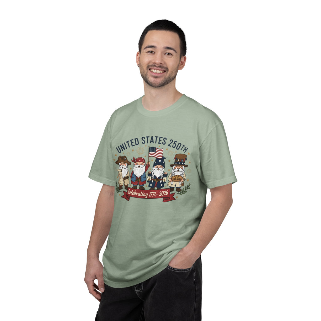United States 250th Celebration T-shirt | Colonial Characters, 1776–2026
