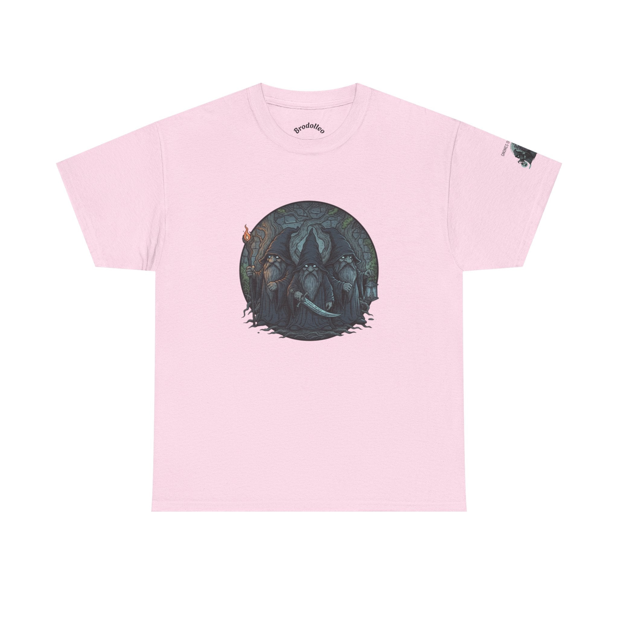 Mystic Forest Wolves T-Shirt — Moonlit Wolf Circle Graphic Tee