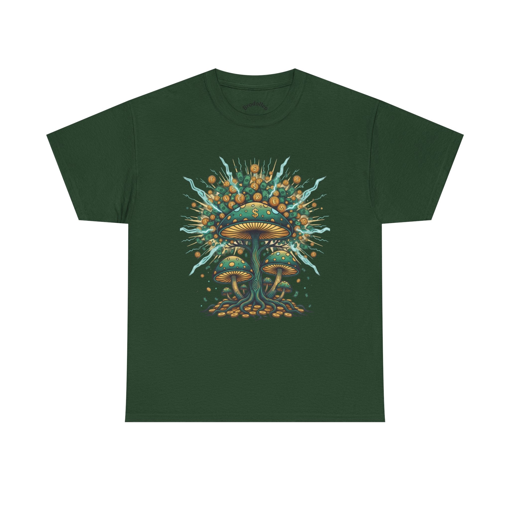 Mushroom Tree Graphic Tee — Psychedelic Nature Art T-Shirt