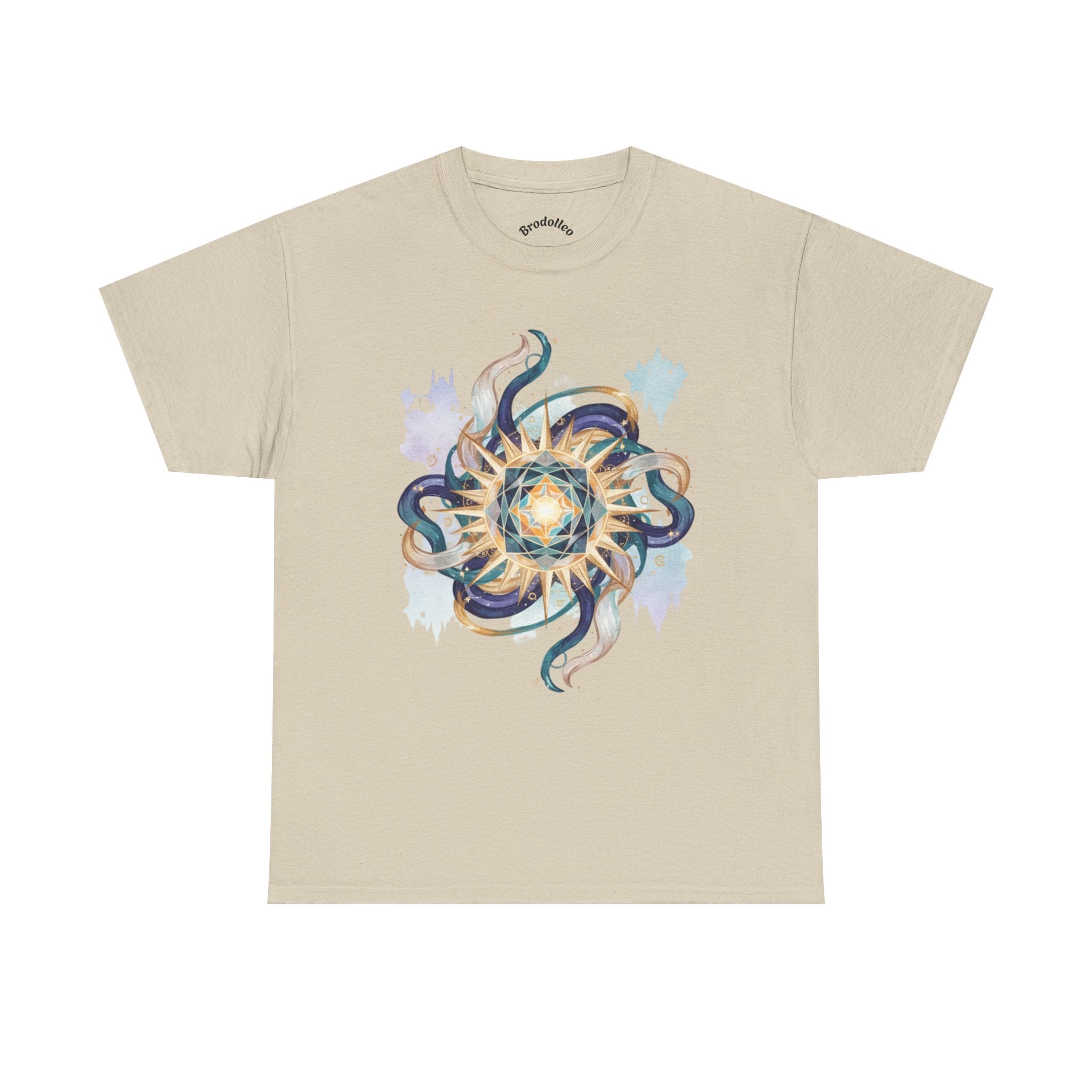 Sunburst Octopus Graphic Tee — Nautical Mystic Sea Creature T-Shirt