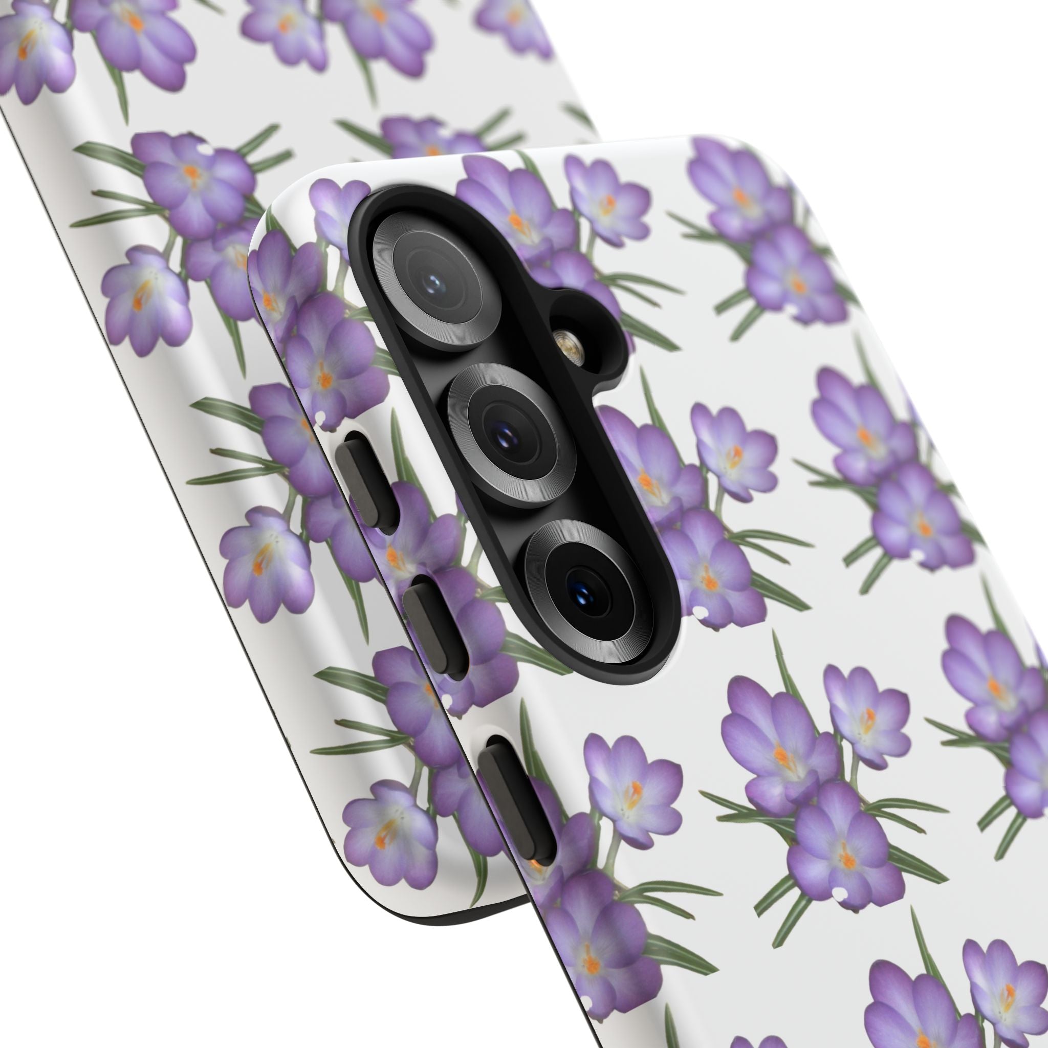 Tough Case — Purple Floral Phone Case