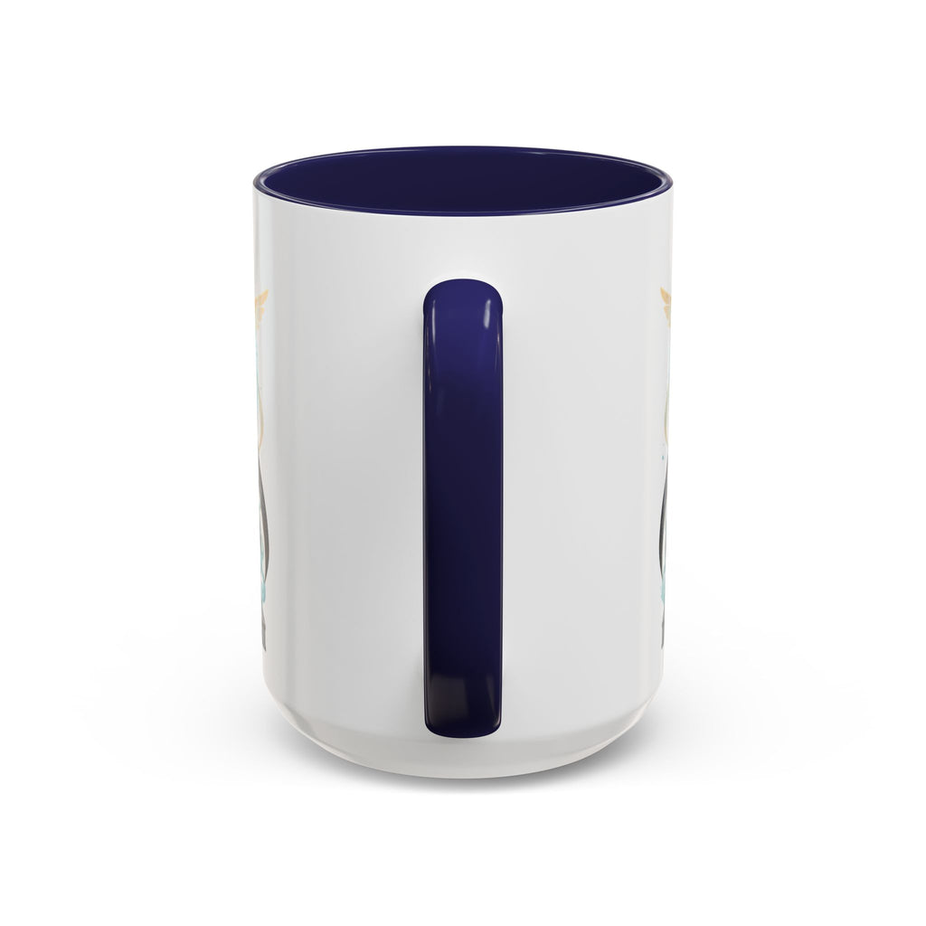 Mystic Oracle Coffee Mug — Woman with Crystal Ball Accent Mug