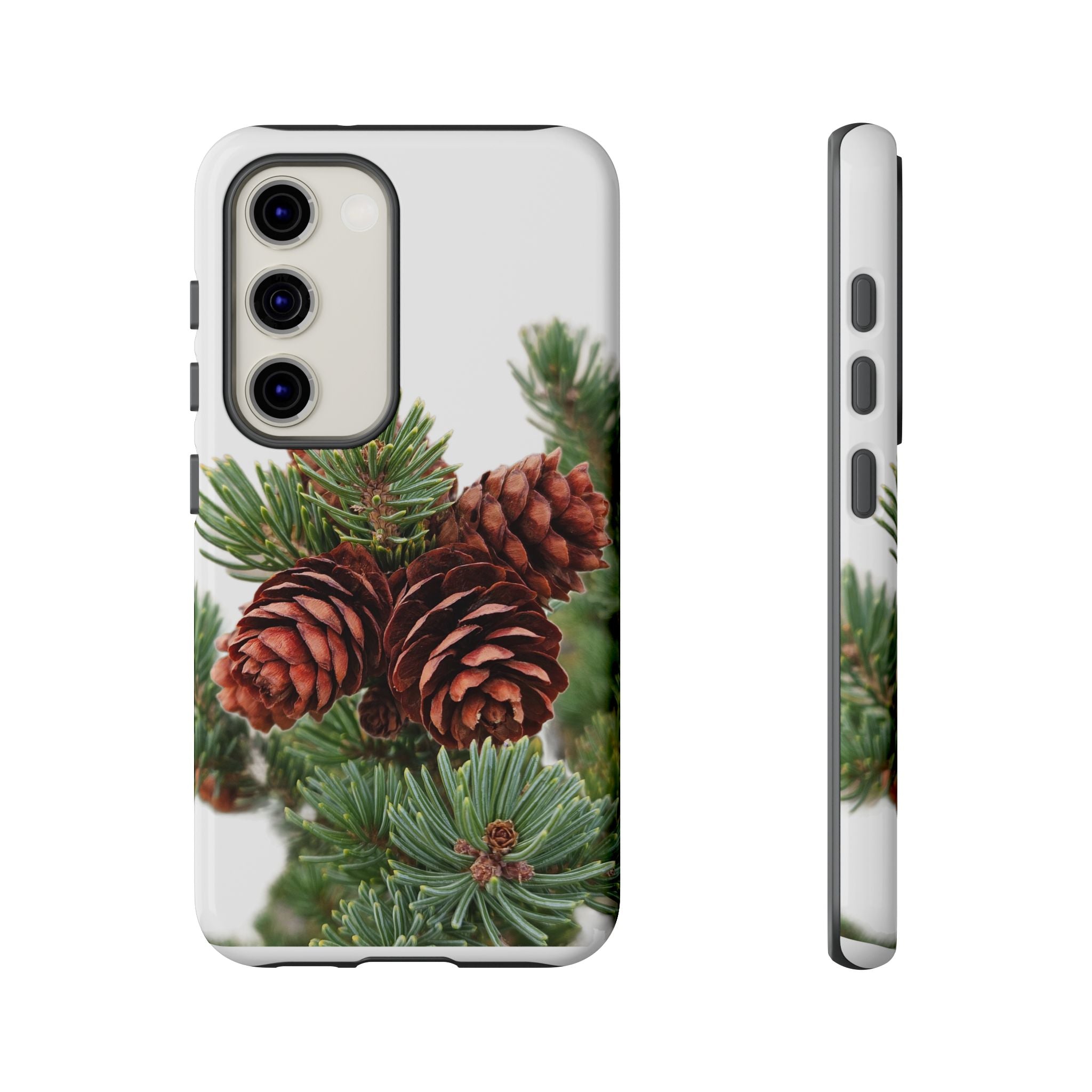 Pinecone Tough Phone Case — Protective Botanical Phone Cover
