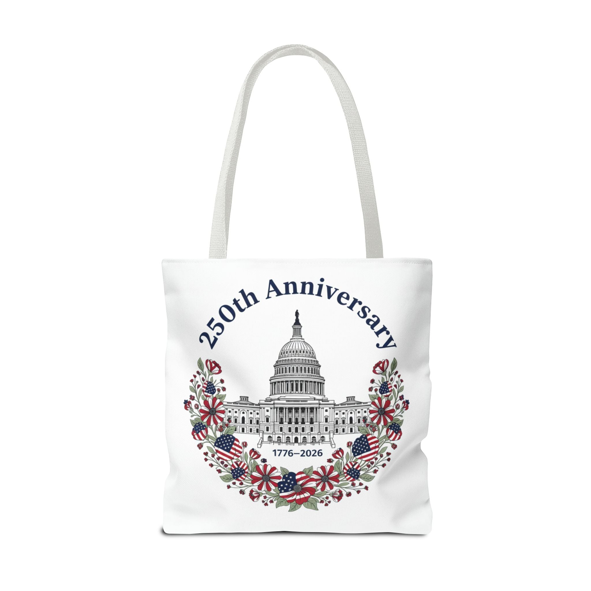 250th Anniversary Capitol Tote Bag — Patriotic USA Commemorative Tote (1776–2026)