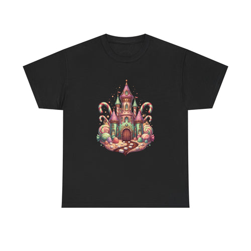 Candy Castle T-Shirt — Whimsical Fairy Tale Castle Tee