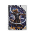 Sagittarius Centaur Archer Spiral Notebook — Zodiac Fantasy Ruled Journal