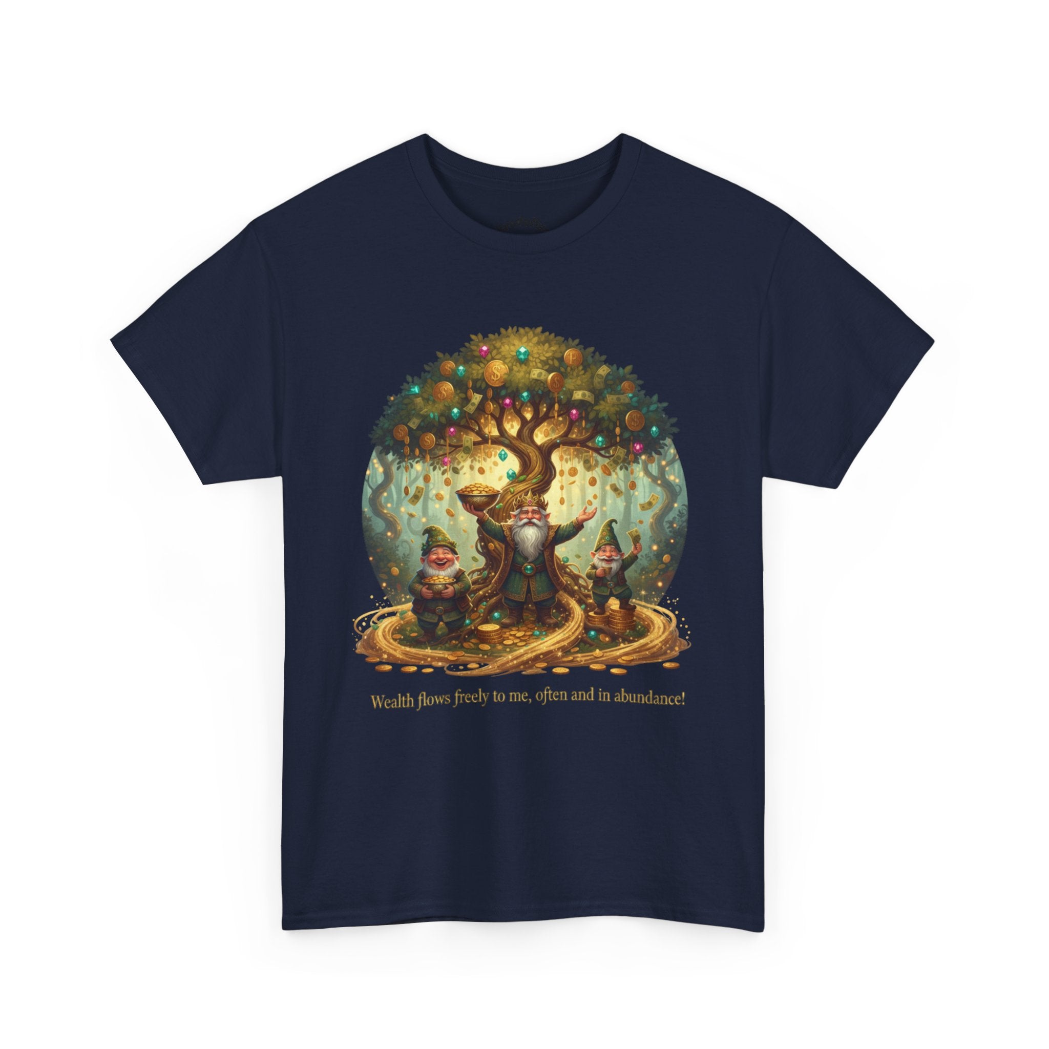Fantasy Tree Spirits T-Shirt — "Walks from body to me, often in a shadow" Graphic Tee