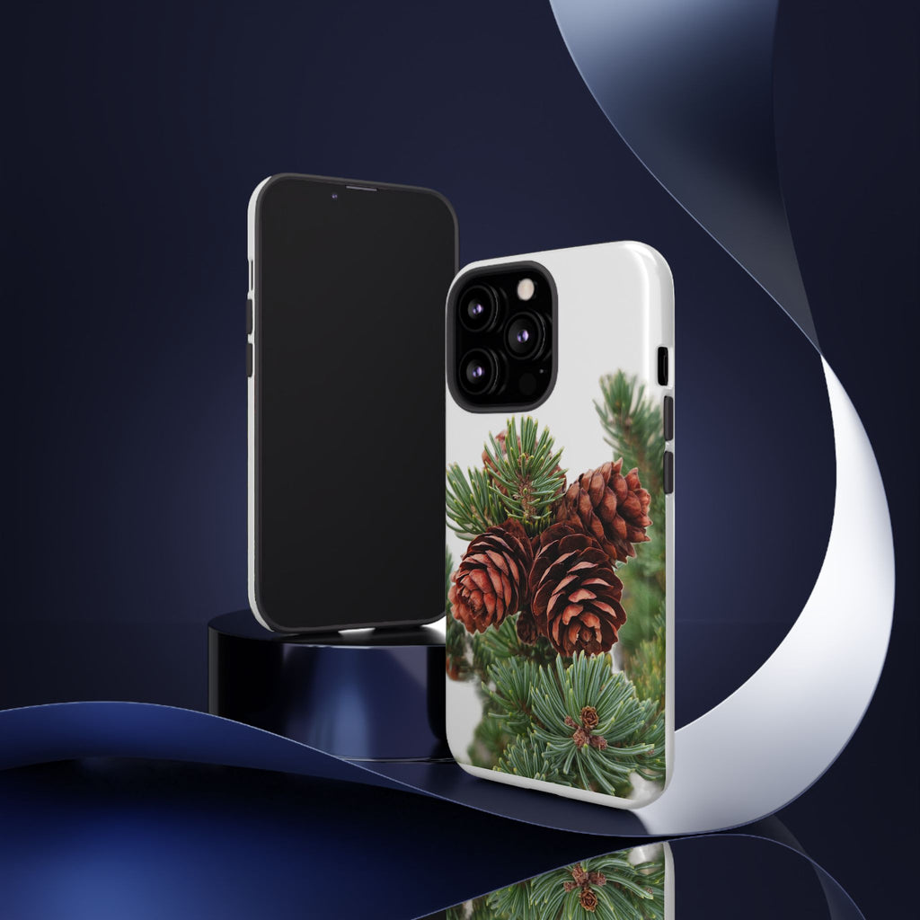 Pinecone Tough Phone Case — Protective Botanical Phone Cover